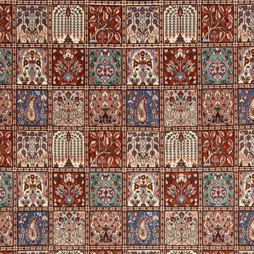 Orientteppich Perser - Classic quadratisch - 214 x 197 cm - mehrfarbig, morgenland, quadratisch, Höhe: 10 mm, Wohnzimmer, Handgeknüpft, Einzelstück mit Zertifikat