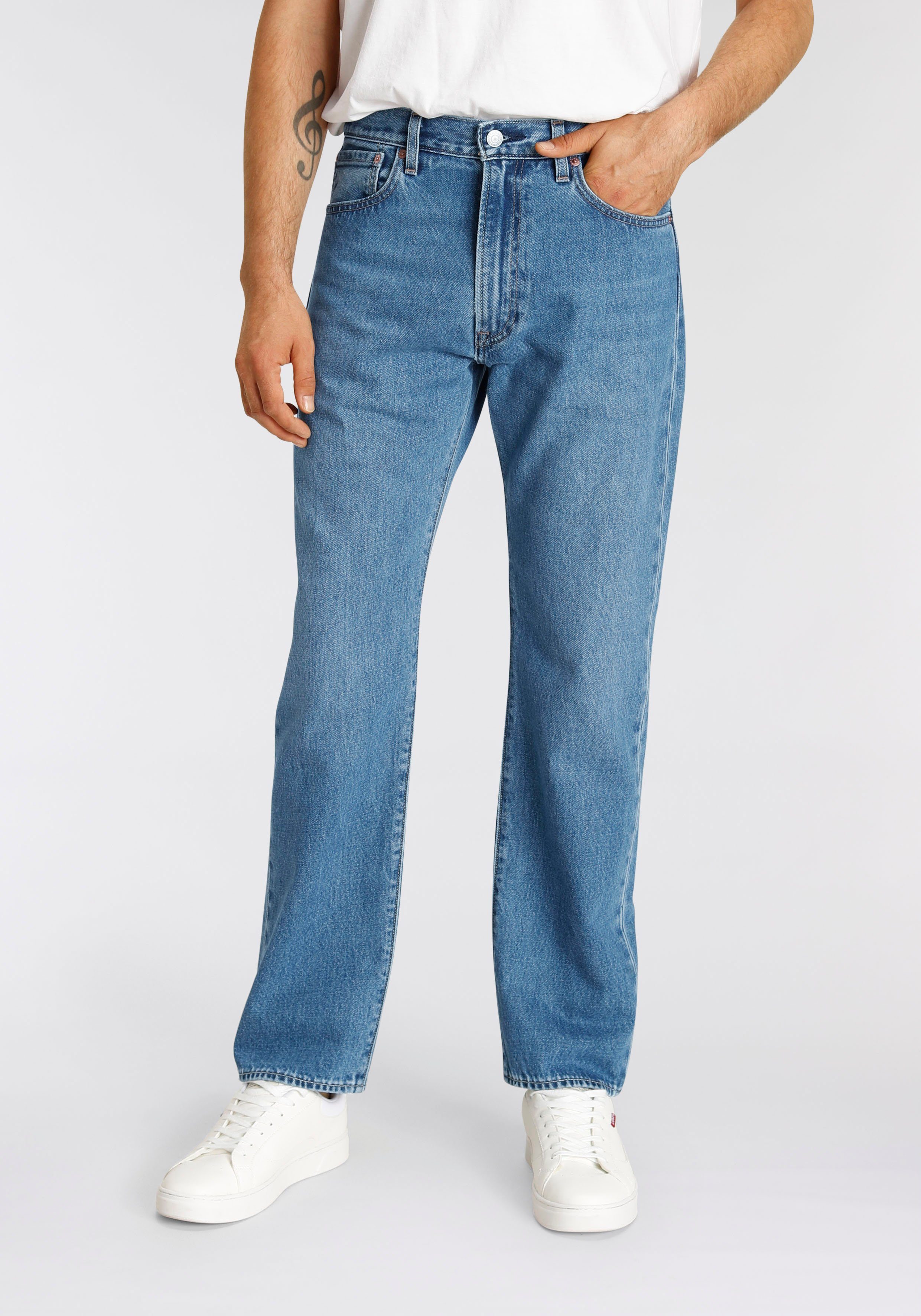 Levi's® Straight-Jeans 551Z AUTHENTIC mit Lederbadge Z0873 MEDIUM I