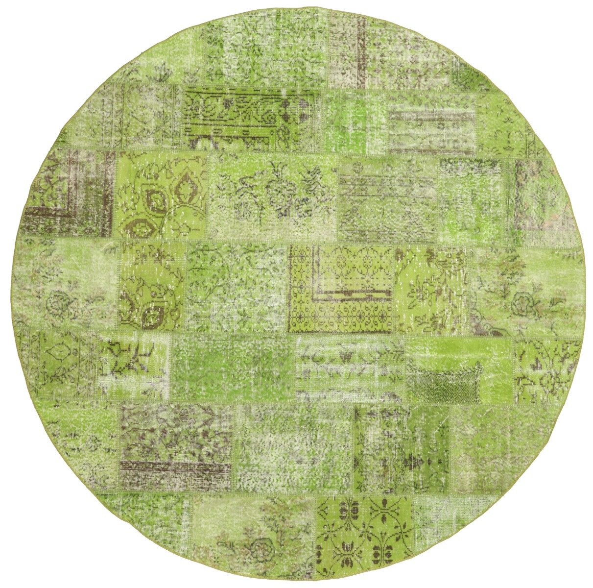 Carpet Avenue Teppich Patchwork 246x246, Rund, Höhe: 8 mm