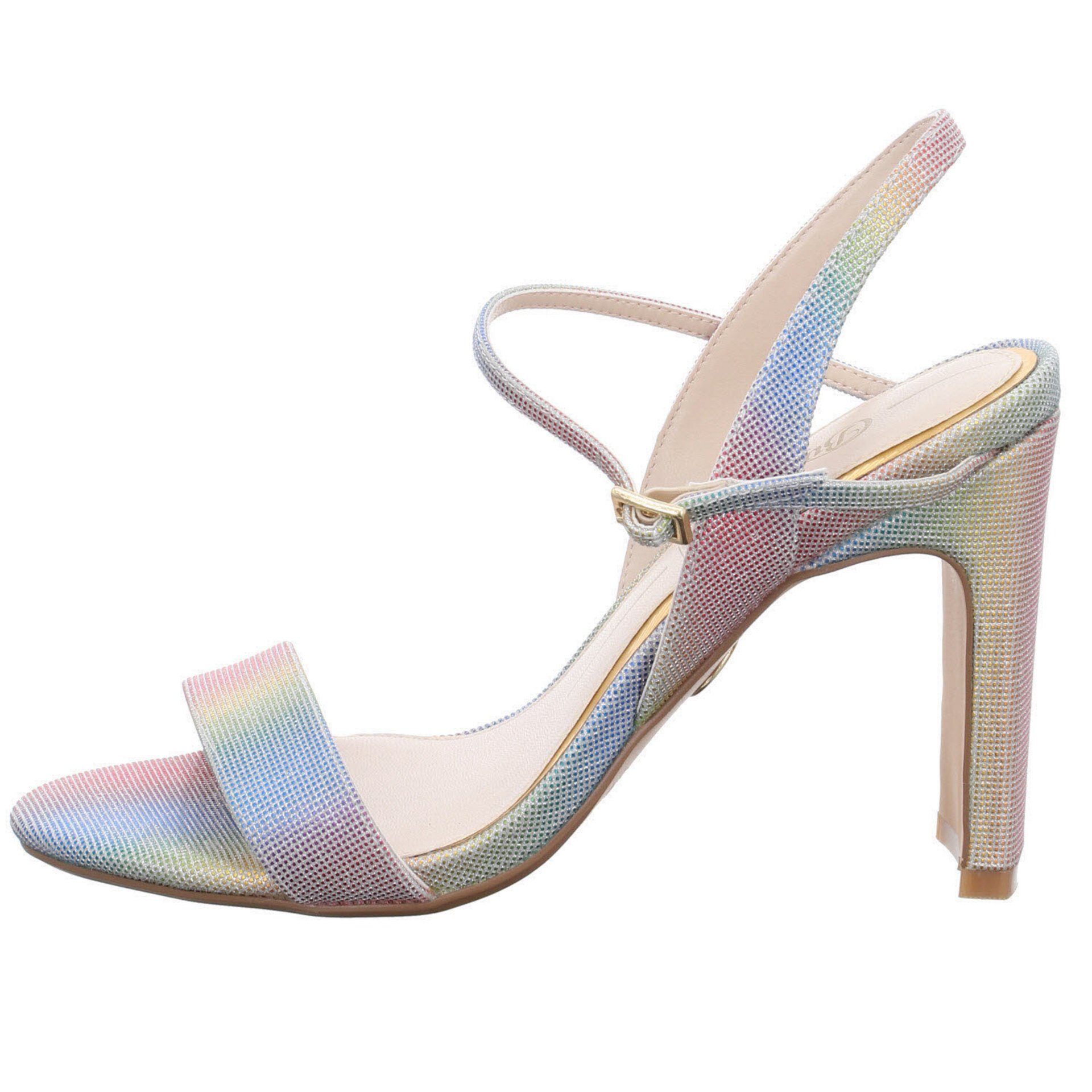 Sandalette Schuhe Damen Neat Jean Synthetik Pumps Buffalo Rainbow Slingpumps