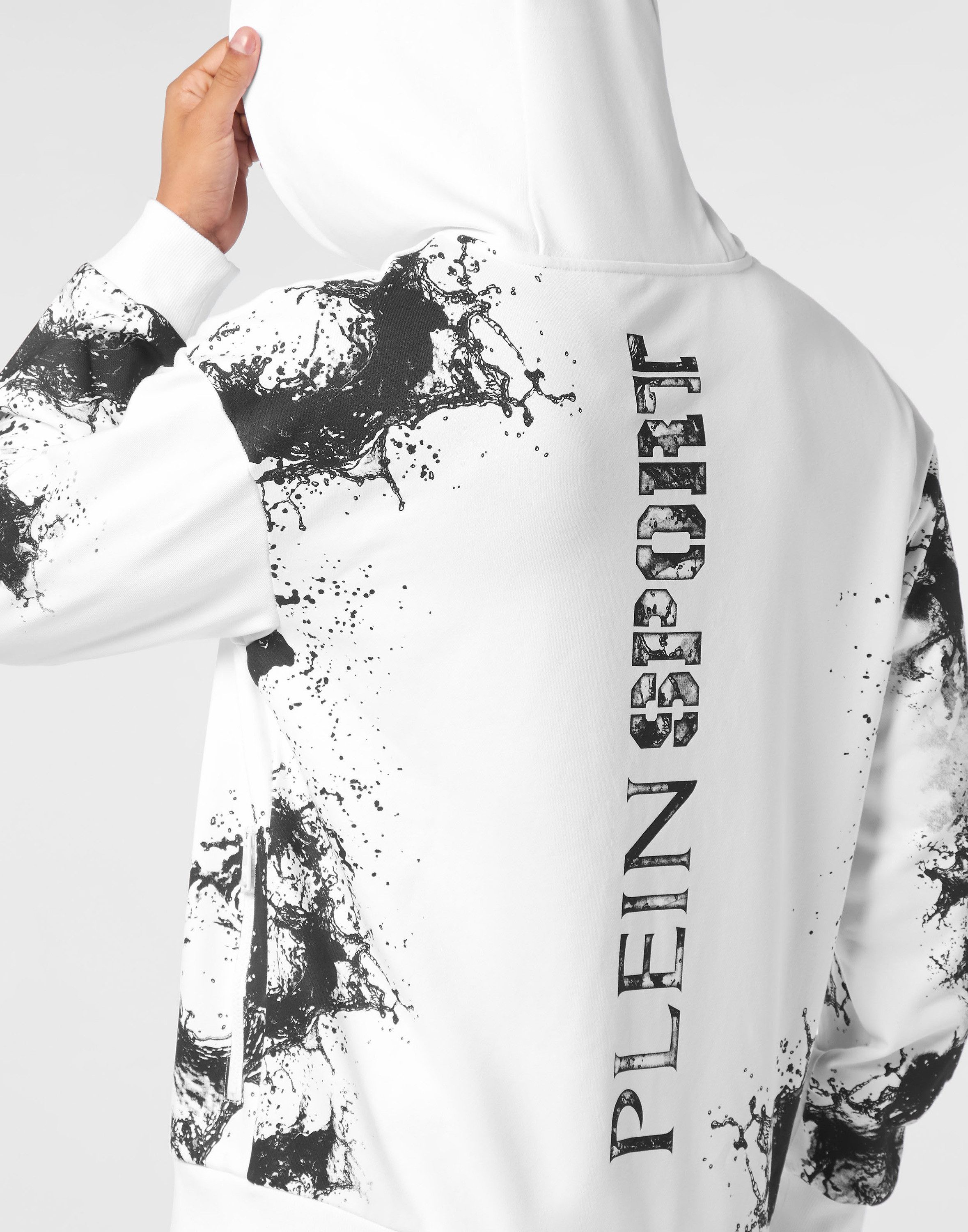 PLEIN SPORT Kapuzensweatjacke Splash