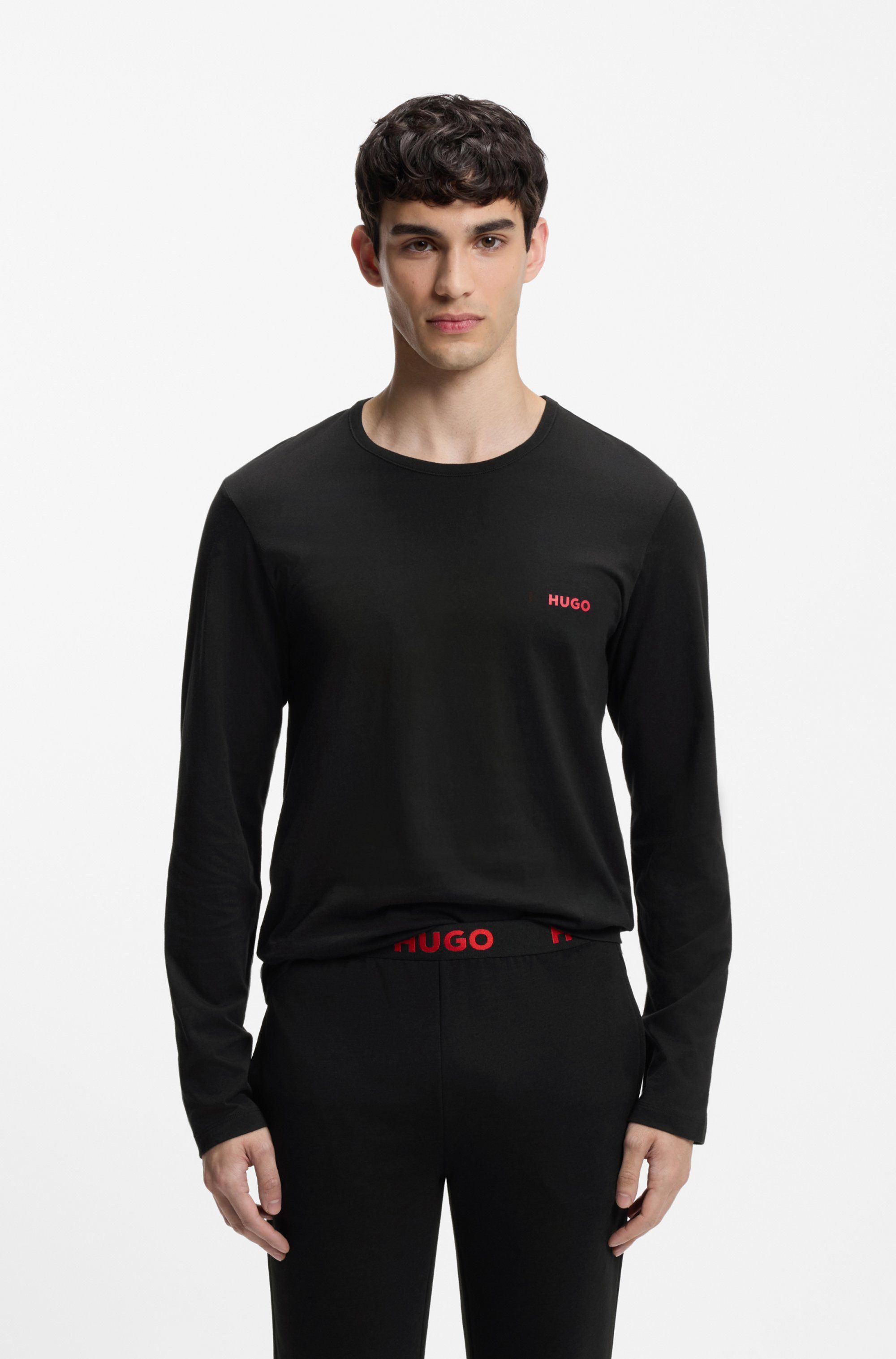 HUGO Langarmshirt LS-SHIRT RN TRIPLET (Set, günstig online kaufen