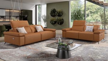 Sofanella 3-Sitzer 3-Sitzer URBANA Ledercouch Ledersofa Funktionssofa