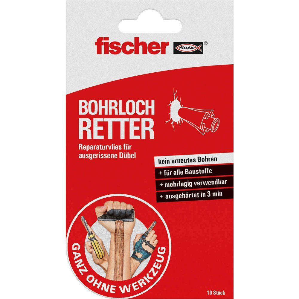 Fischer Dübel-Set Fischer 545947 Reparaturvlies 10 St.