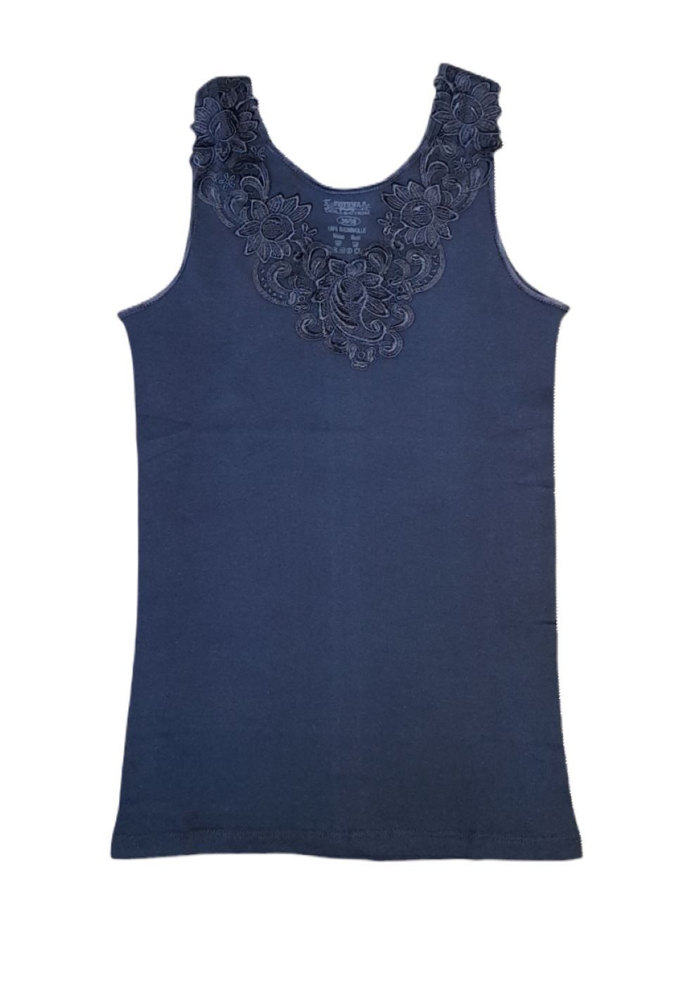 Toker Collection® Achselhemd Damen Unterhemd mit extra breiter Spitze (1 Stück, einzeln gepackt) Spitze in vielen Varianten