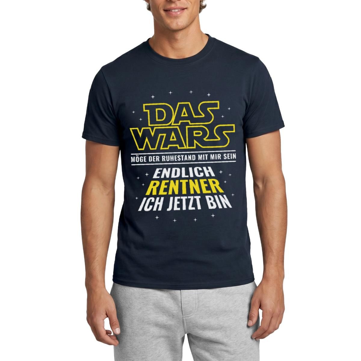 T-Shirt Endlich Rentner Lustiger Ruhestand Spruch Männer T-Shirt