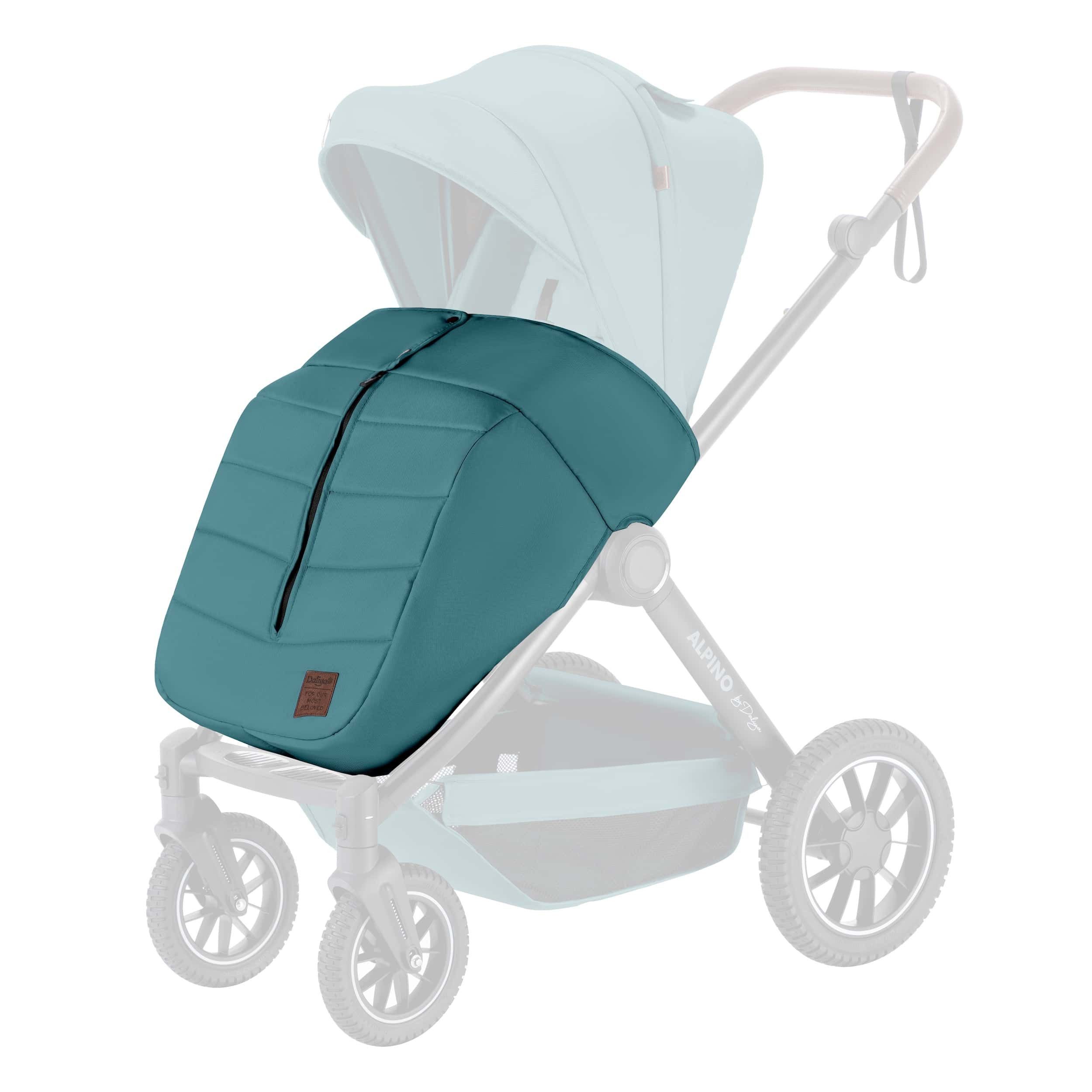 Daliya® Fußsack ALPINO Fußsack, Universal Fußdecke, Herbst- und Winterfußsack (1-tlg), Herbst und Winter, Reißverschluss, Riemen mit Druckknöpfen, gepolstert