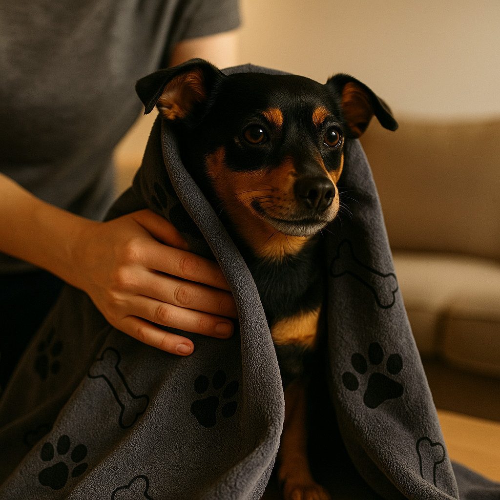 Mate for dogs Hundehandtuch Buddy Mikrofaser Handtuch Haustier 60x100 cm günstig online kaufen