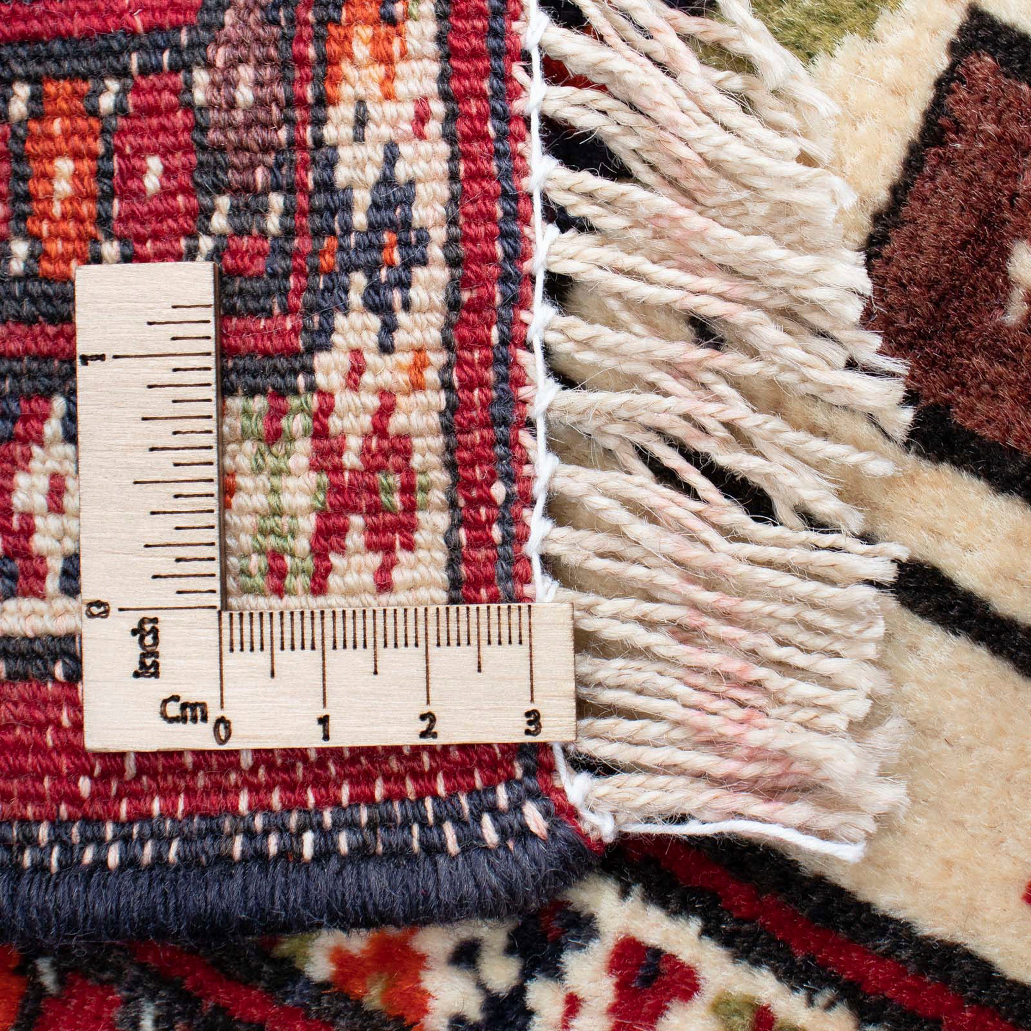 Orientteppich Belutsch beige, morgenland, 8 Zertifikat Einzelstück rechteckig, 89 mm, Höhe: x Wohnzimmer, Handgeknüpft, - 119 cm mit 