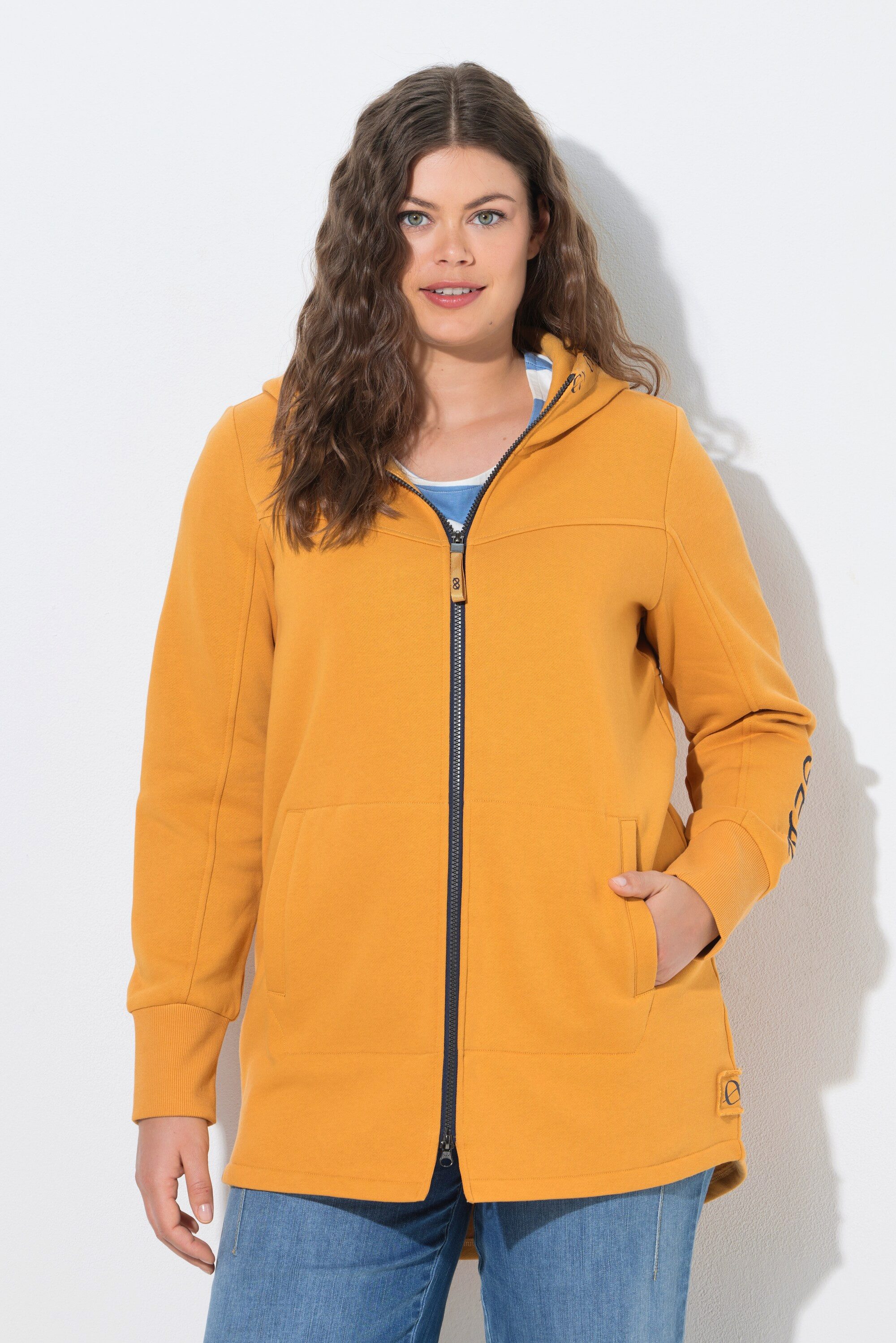 Sweatjacke Sweatjacke Kapuze Langarm