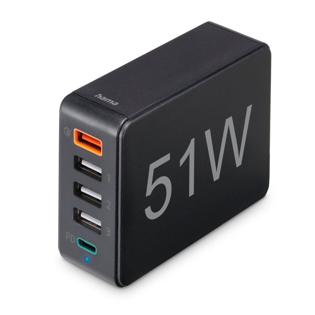Bolwins D97C 6 Fach 6A 5V USB Port Netzteil Adapter Ladegerät Ladestation  USB-Ladegerät