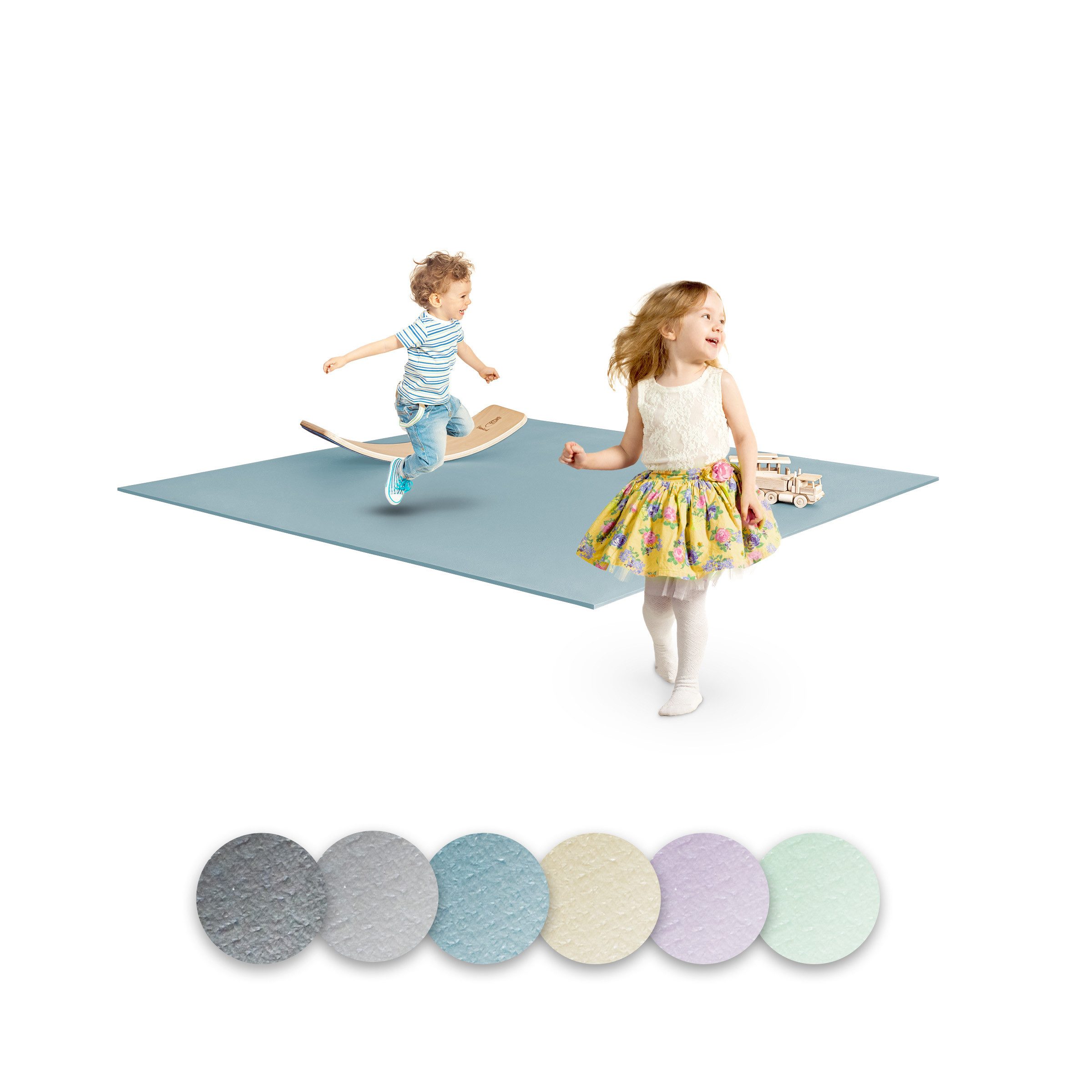Ehrenkind Spielmatte Krabbelmatte Pro, rutschfeste Babymatte, Spielmatte (Exzellenter Schutz beim Spielen & Toben, Warm, isolierend & weich, 180x120 cm), Extra dick und soft, Made in Germany, Oeko-Tex 100, Spielmatte Baby