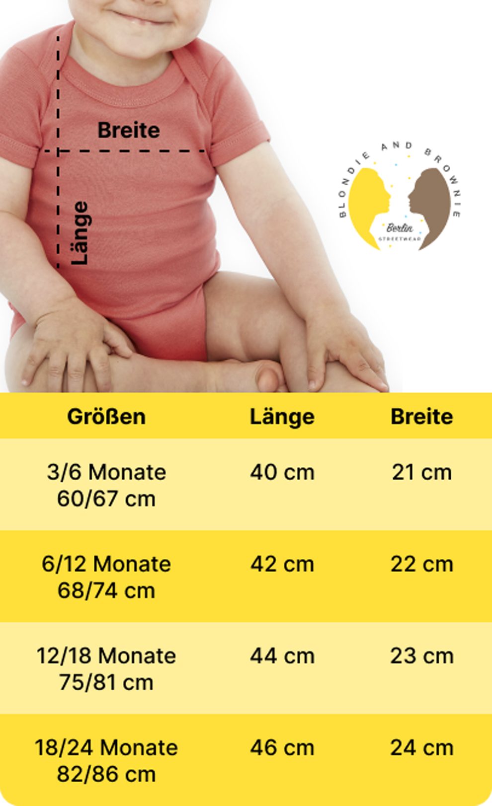 Deutschland Trikot Strampler Body EM Germany Brownie Meister & Kinder Fussball Blondie Schwarz/Weiss Sport Baby