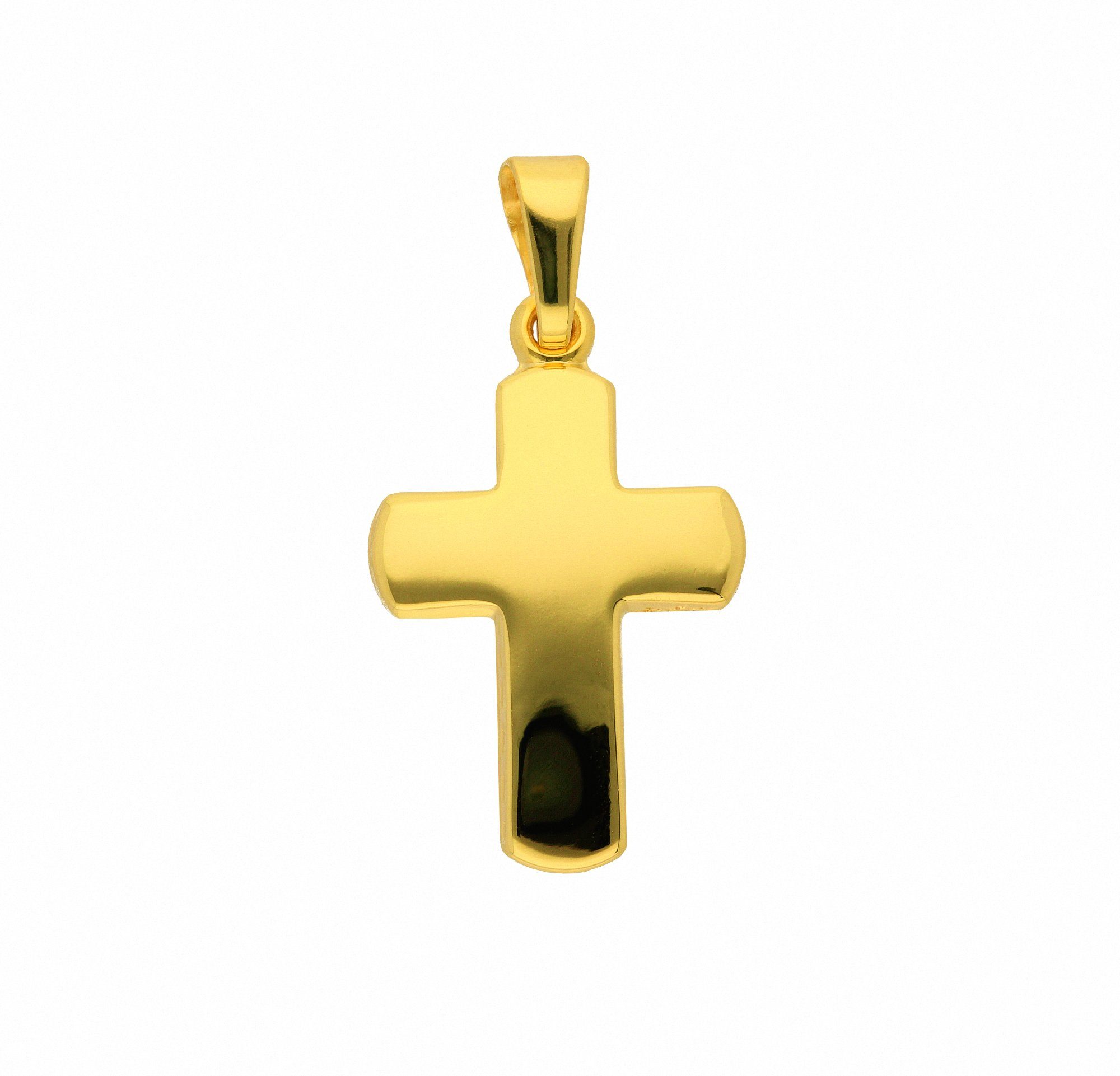 Adelia´s Kette mit Kreuz - Schmuckset Halskette Anhänger, Set mit Gold 333 Anhänger