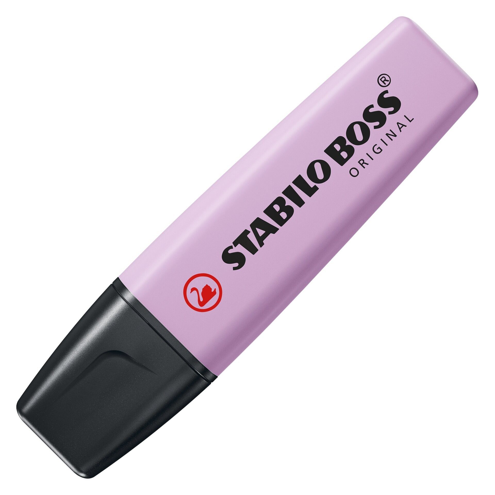 STABILO Faserstift Textmarker BOSS ORIGINAL Pastel 4er Set Pastellfarben, Anti Dry Out Technology