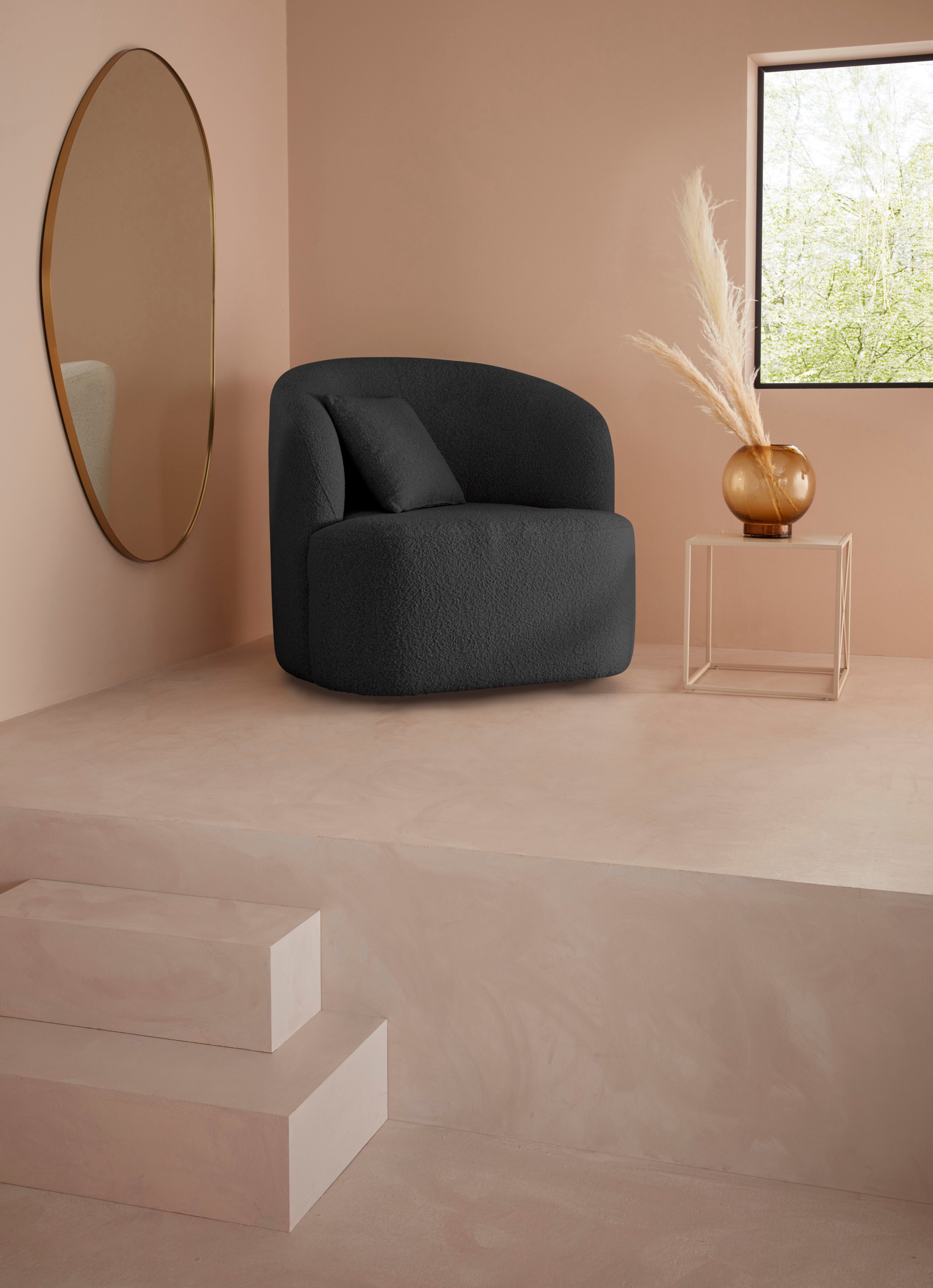 LeGer Home by Lena Gercke Drehsessel "Dilara Sessel" gerundete Rückenlehne günstig online kaufen