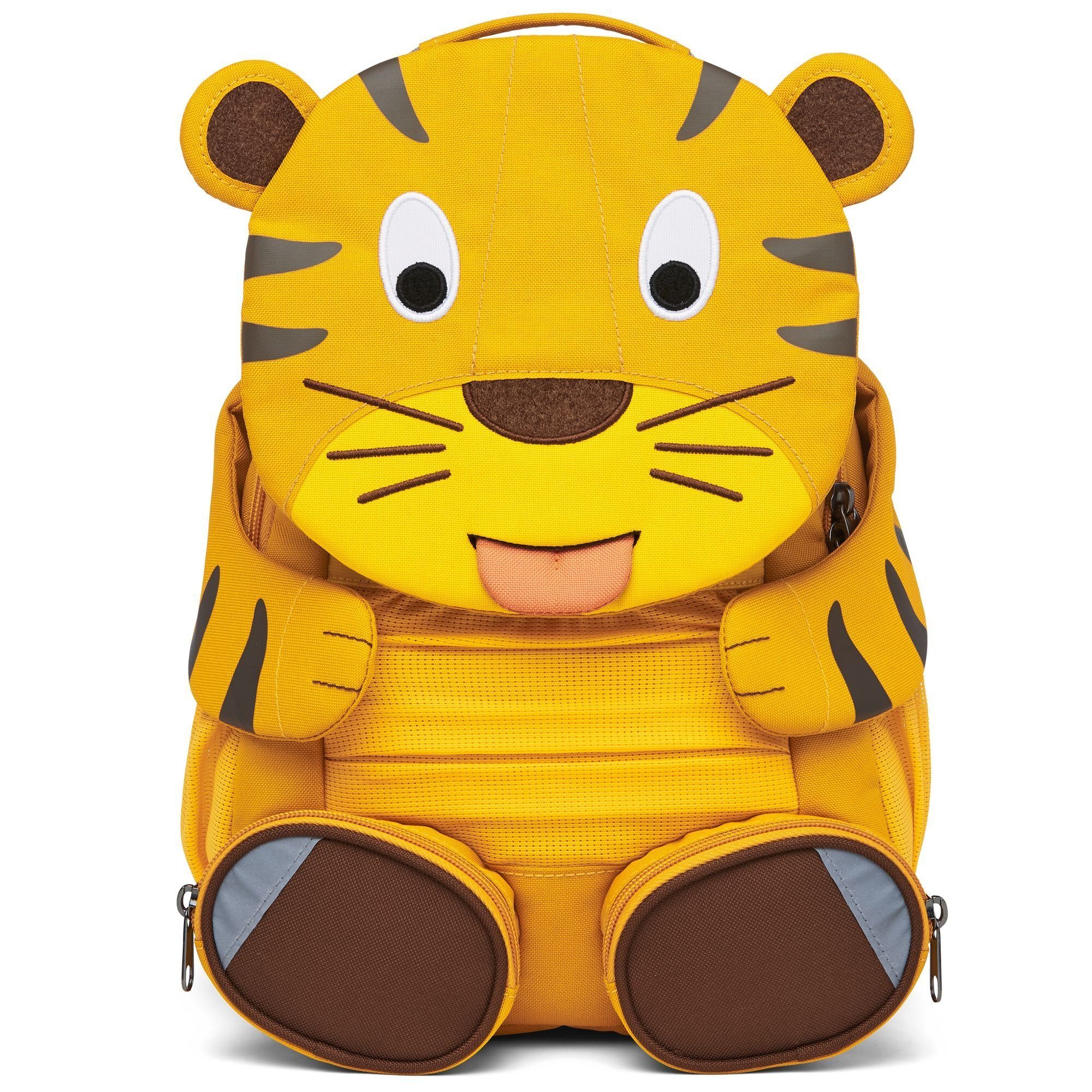 Polyester Großer Kinderrucksack Tiger Affenzahn Freund,