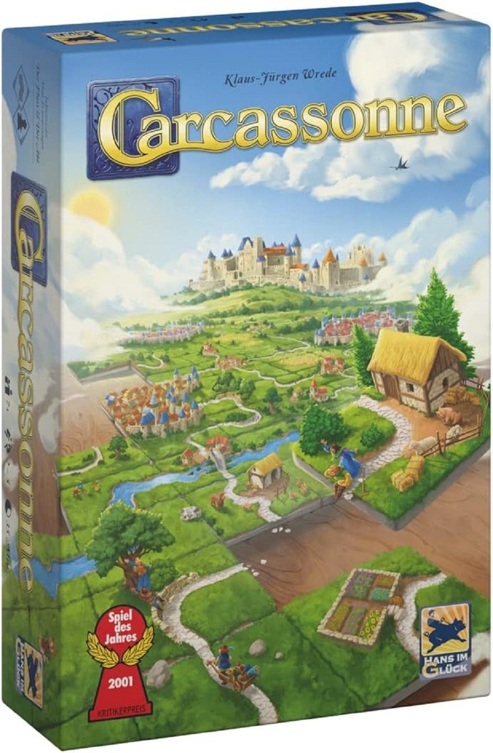 Hans im Glück Spiel Carcassonne V3.0 Grundspiel Familienspiele Strategiespiel