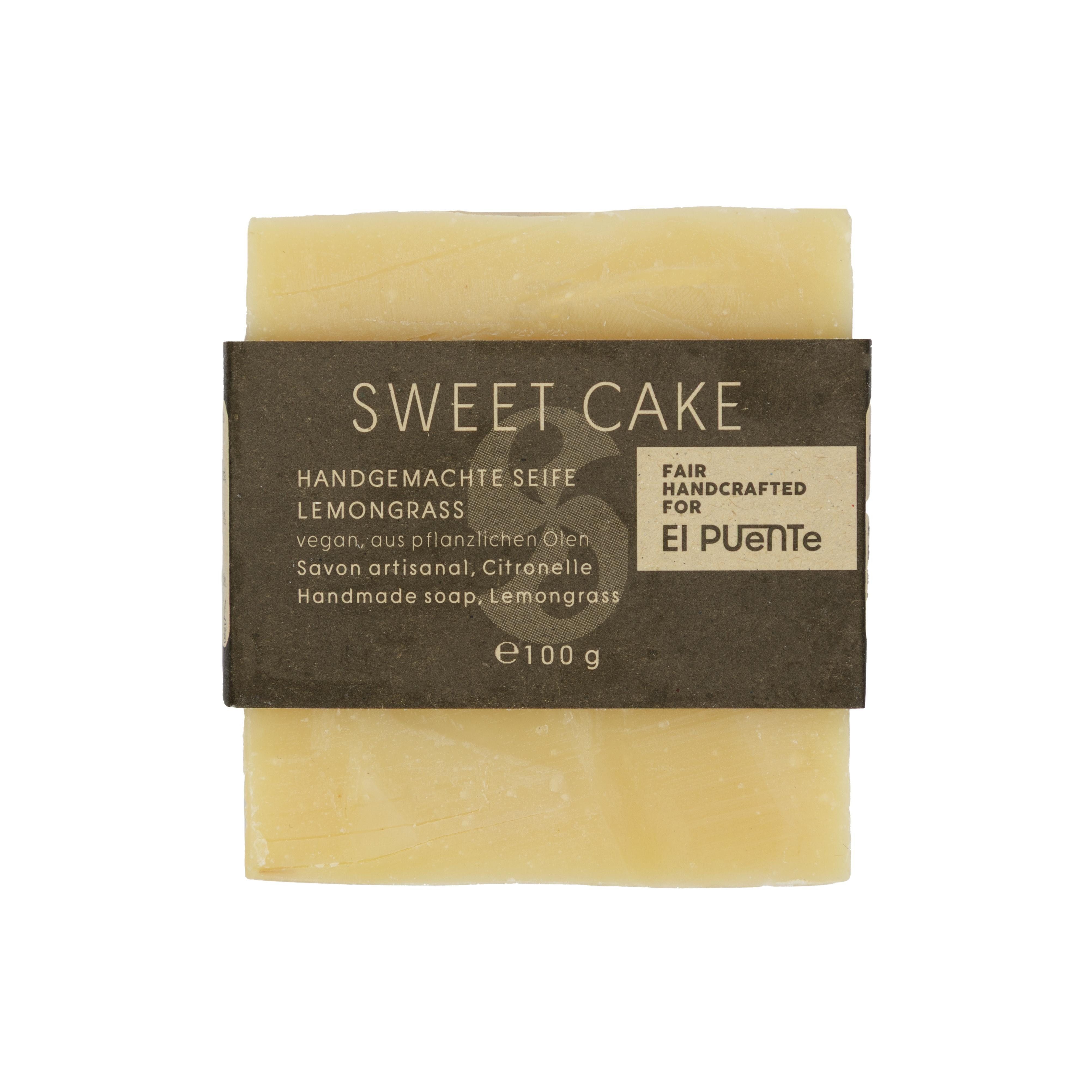 El Puente Handseife Seife "Sweet Cake", Vegan, Handmade
