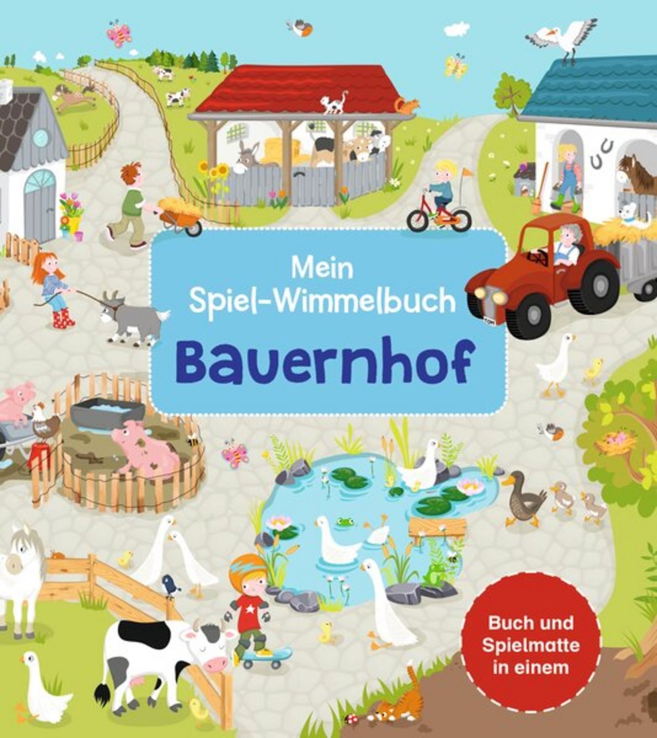 Mein Spiel-Wimmelbuch: Bauernhof / diverse