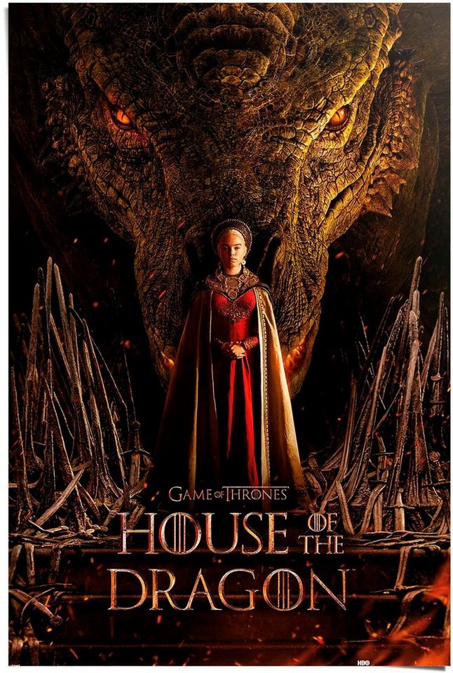 Reinders! Poster House of the Dragon - dragon throne