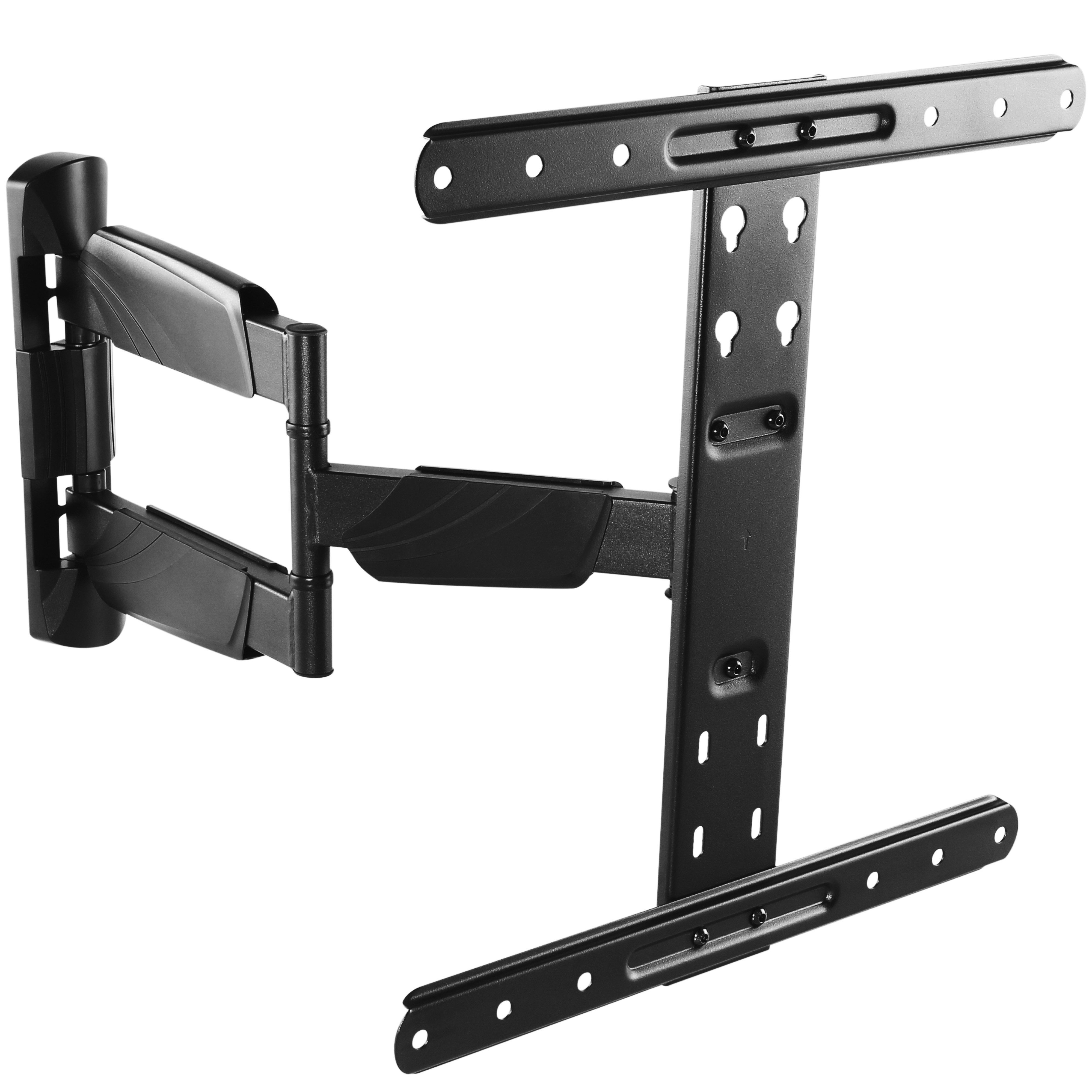 RICOO TV-Wandhalterung Neigbarer schwenkbarer Wandhalter für Fernseher TV S5644, (bis 55 Zoll, VESA bis 400x400, 1-tlg., 35 kg Belastbarkeit, von 94-140 cm (37"-55) Bildschirm-Diagonale, bis 180° schwenkbar, +15/-5° neigbar ausziehbar Halter)