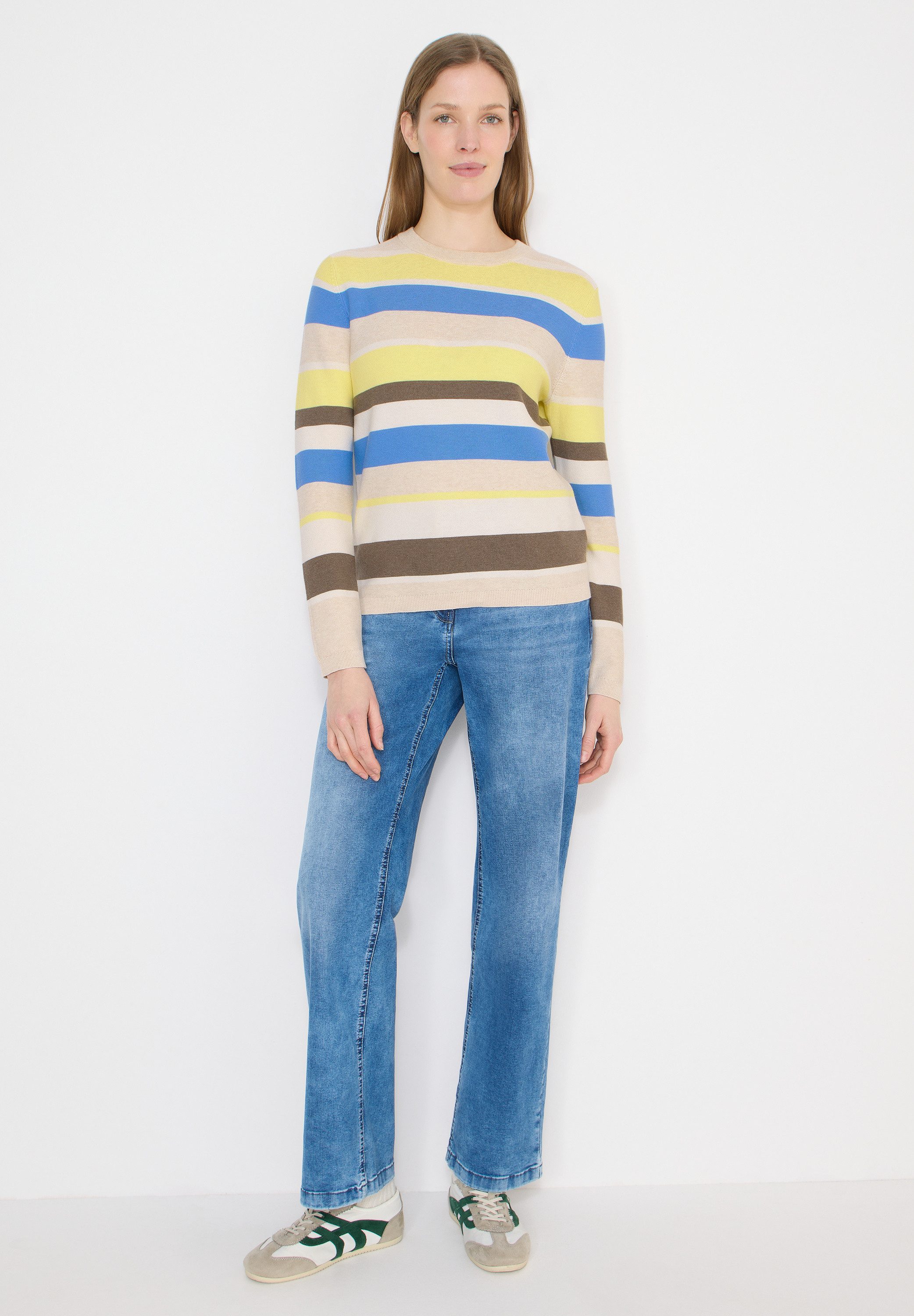 CECIL Strickpullover aus reiner Baumwolle