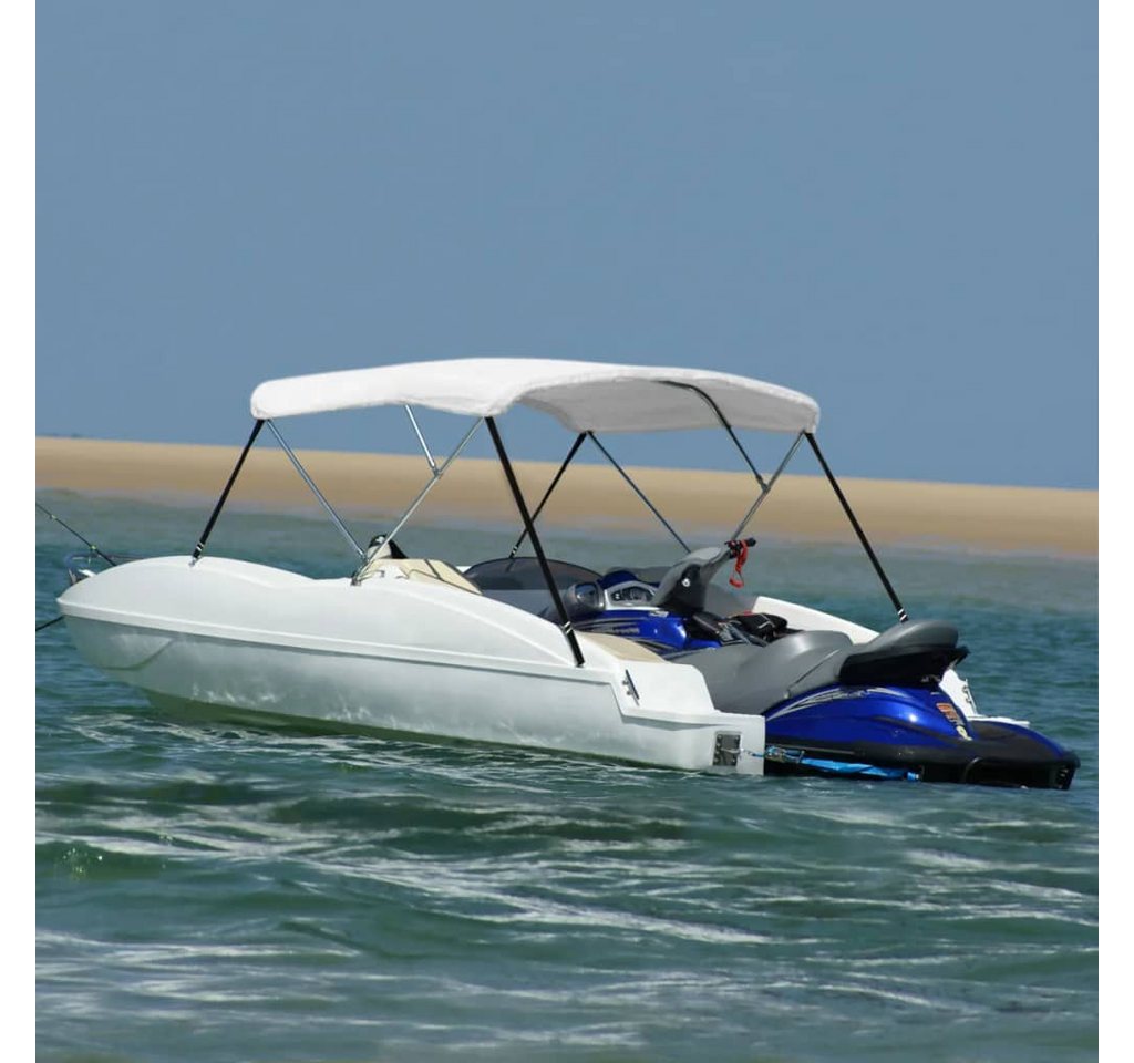 Thumbnail - vidaXL Schutzplane, 3-Bow Bimini Top Weiß 183x140x137 cm