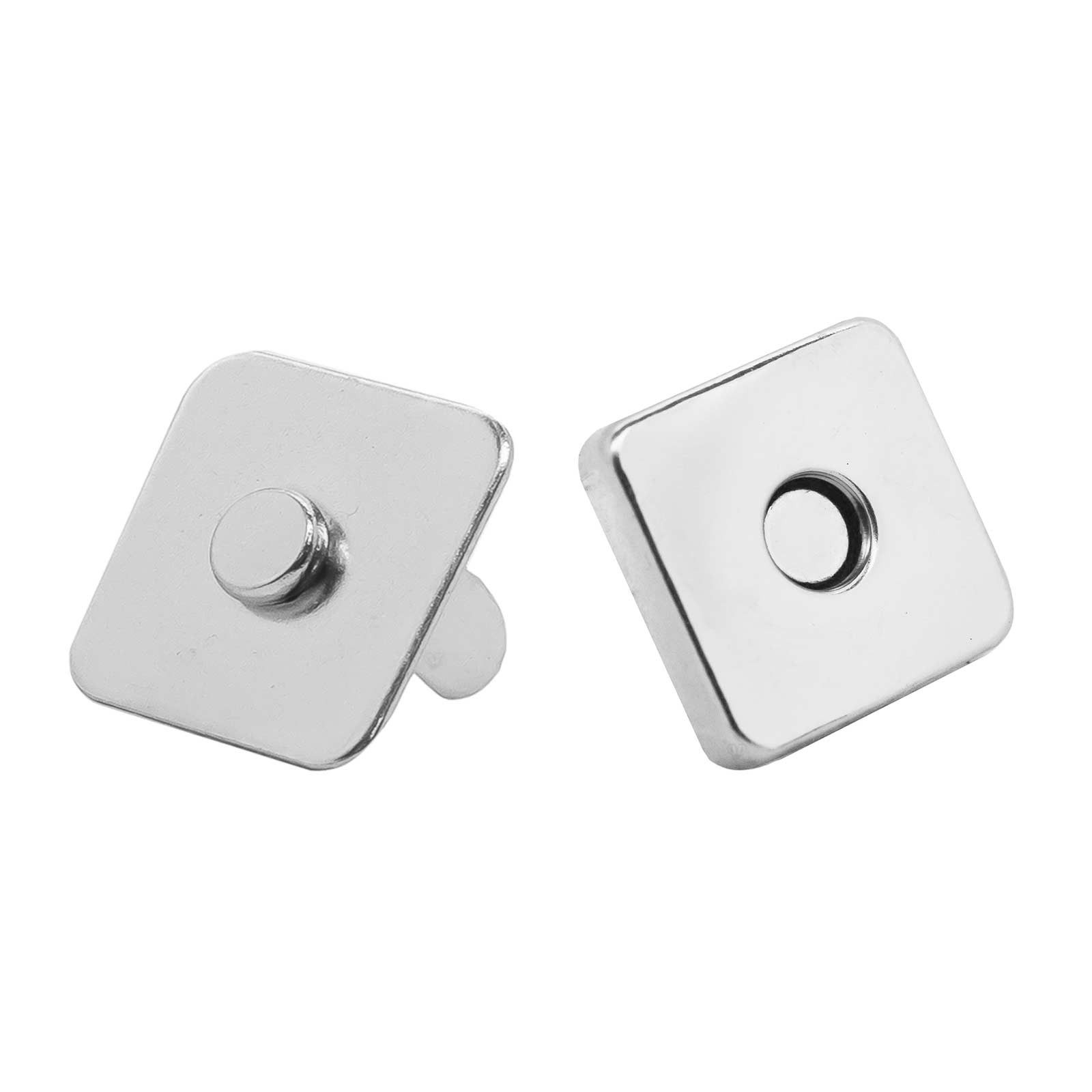 maDDma 5 Magnet-Verschlüsse 18x18mm Farbwahl - Taschen Schloss Verschluss Gurtstecker (5er Set)