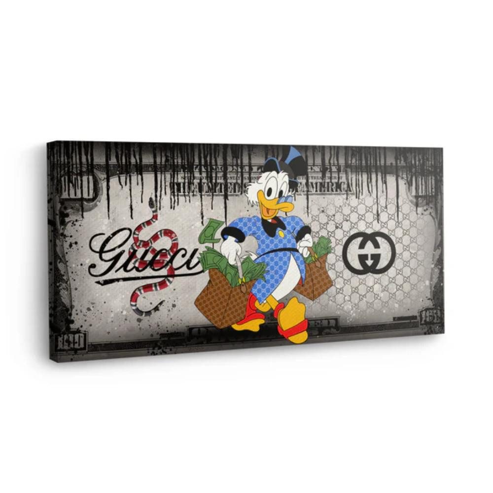 ART100 Acrylglasbild Uncle Duck Handbag Gucci Pop Art Kunst - Acrylglas mehr