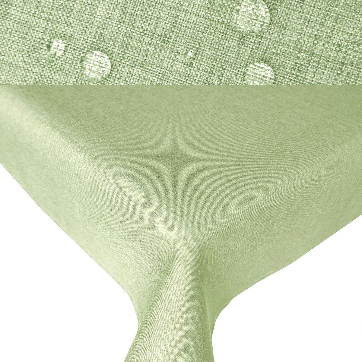 Tischdecke Leinenoptik ECKIG Tischdecke uni Gartentischdecke, günstig online kaufen