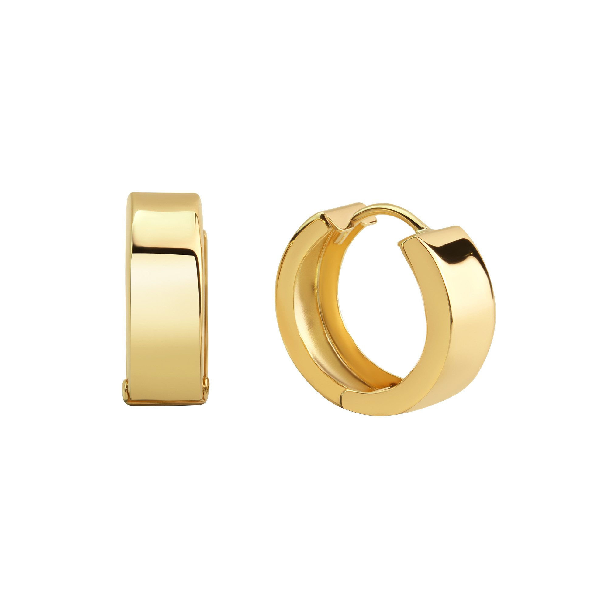 Fascination by Ellen K. Paar Creolen 333 Gelbgold 17mm Durchmesser