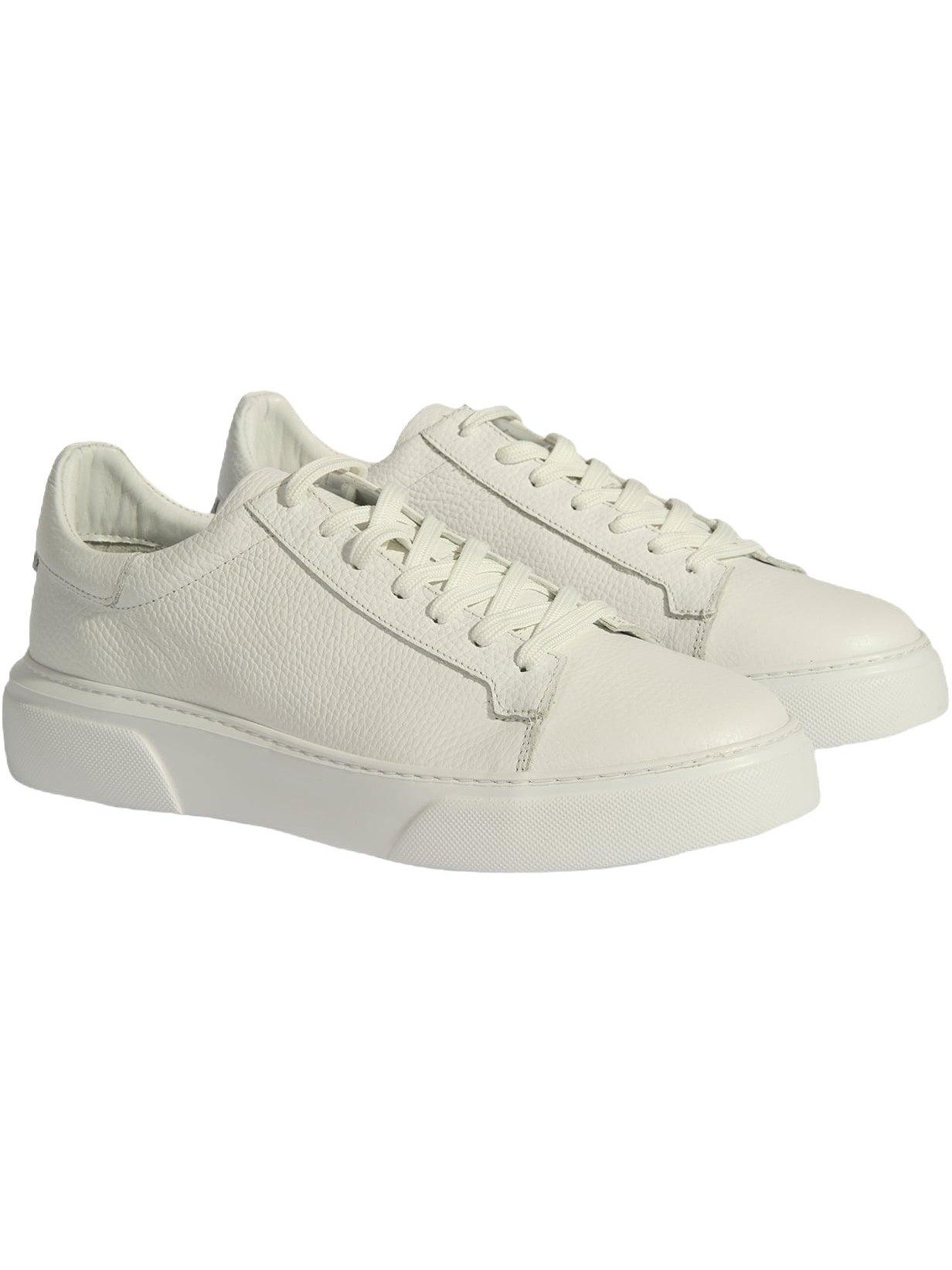 Herren-Slipper – Obermaterial Leder, Lederfutter, elastische Schnürse Sneaker