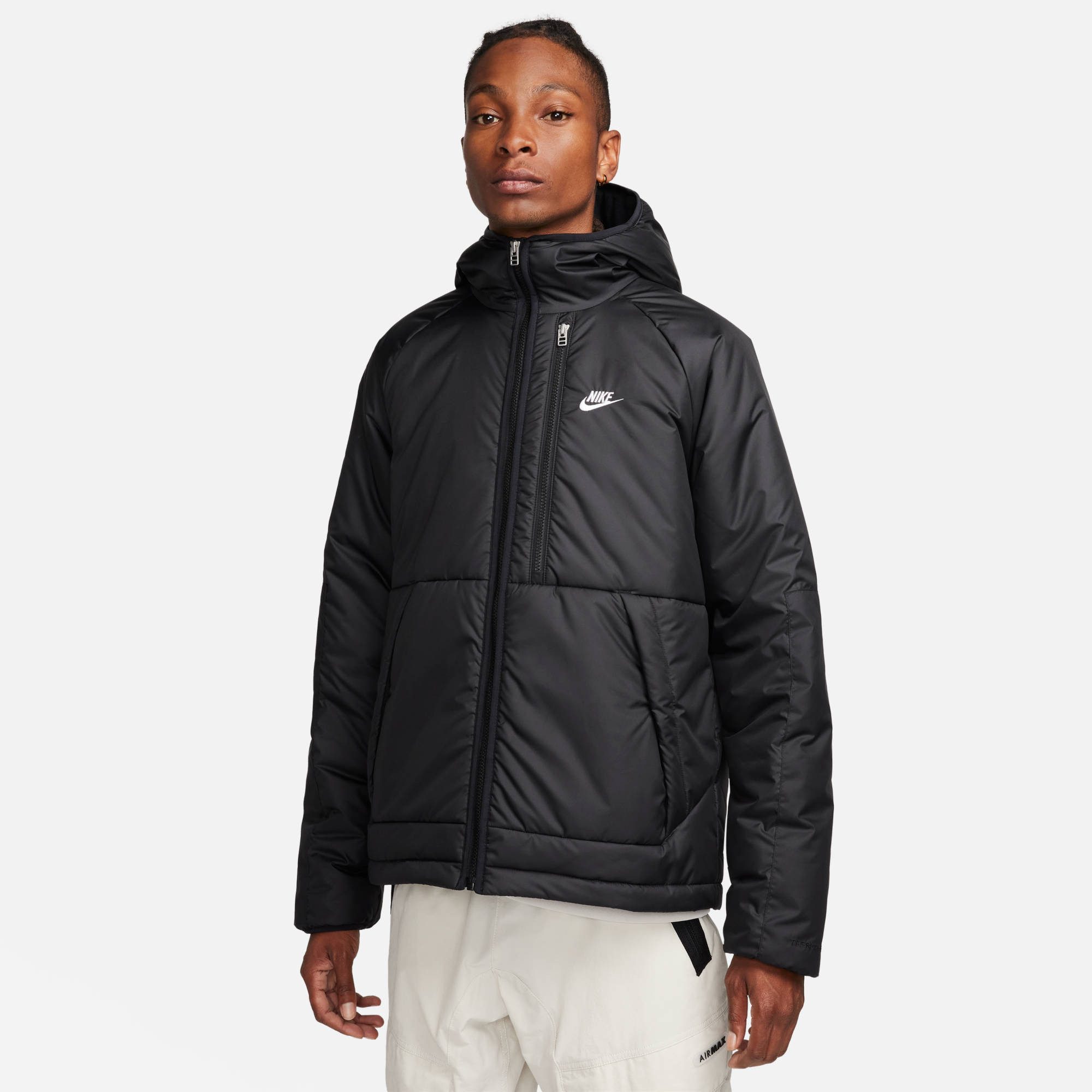 Nike Sportswear Trainingsjacke M NSW TF RPL LEGACY HD JKT mit Reißverschluss, Langarm-Design, normale Länge
