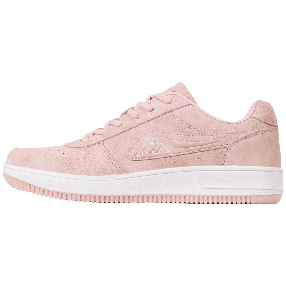 Retro Sneaker Look Kappa in rosé-white angesagtem