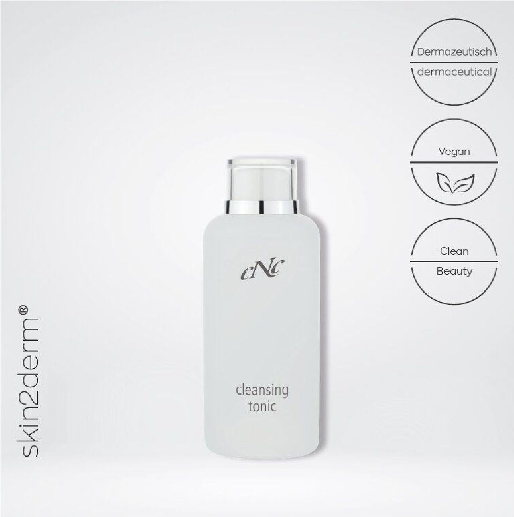 CNC Cosmetics Gesichtspflege skin2derm Cleansing Tonic 200ml, intensiv feuchtigkeitsspendendes, sanftes Tonic