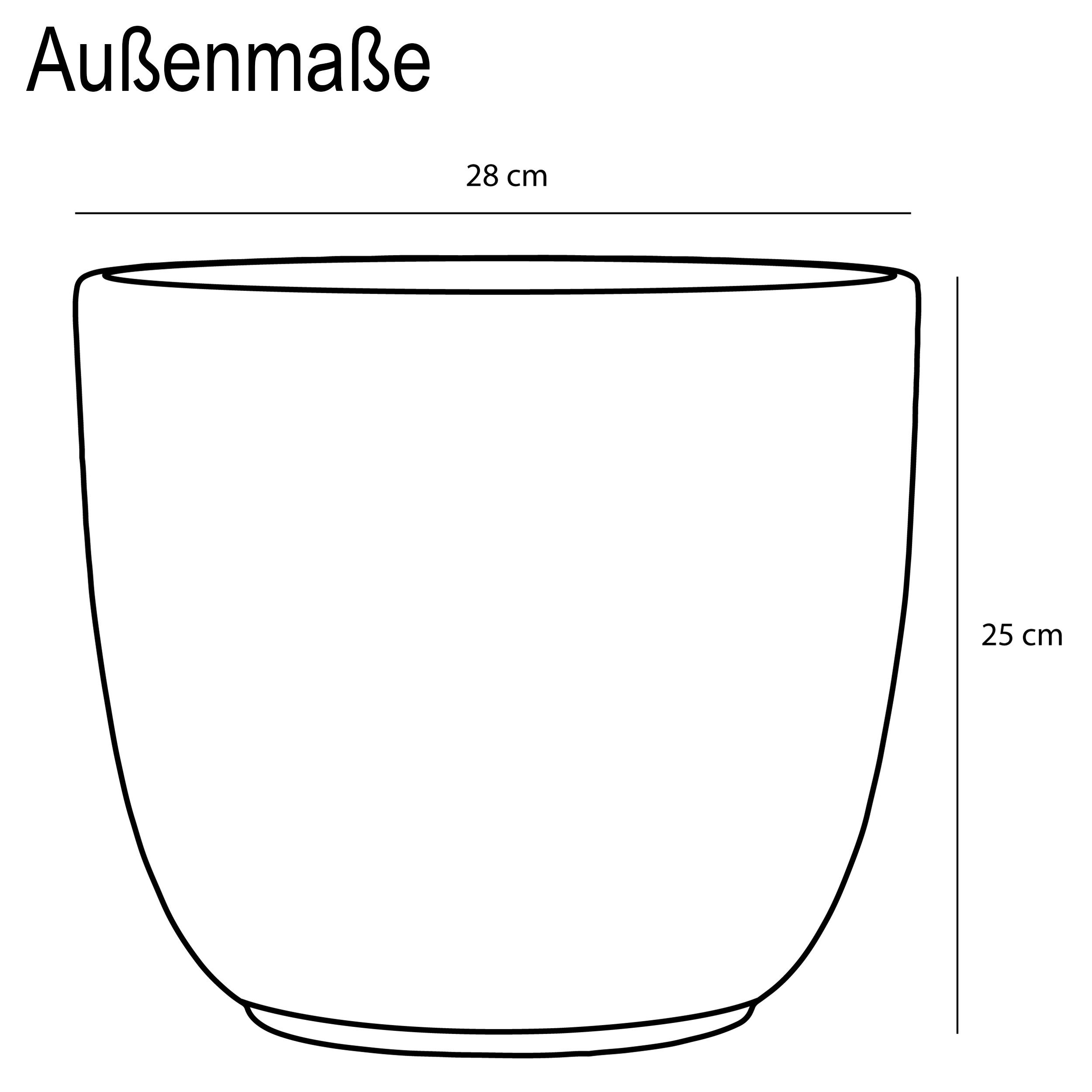 Annastore Übertopf Blumenübertopf - Keramik Übertopf günstig online kaufen