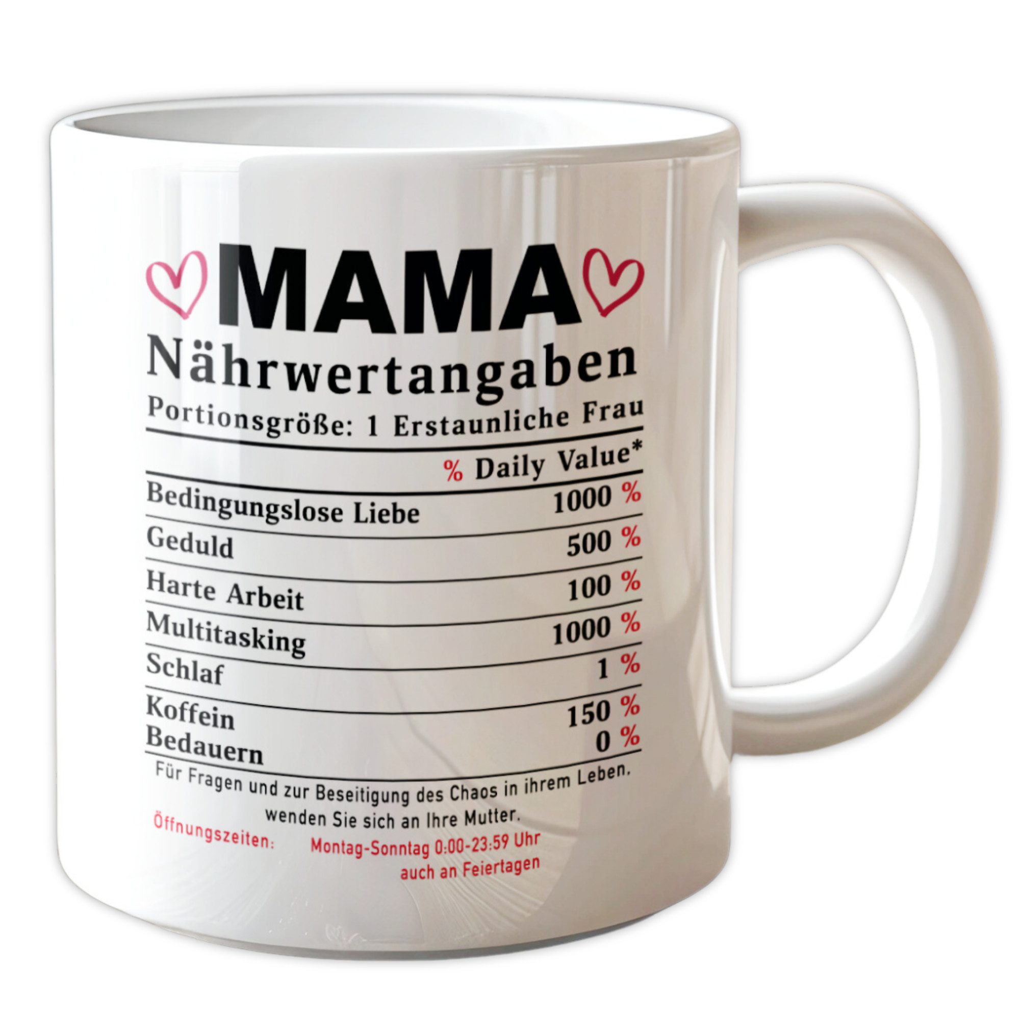 Tasse für Mutter- Mama Tasse als Geschenk zum Muttertag Weihnachtsgeschenke