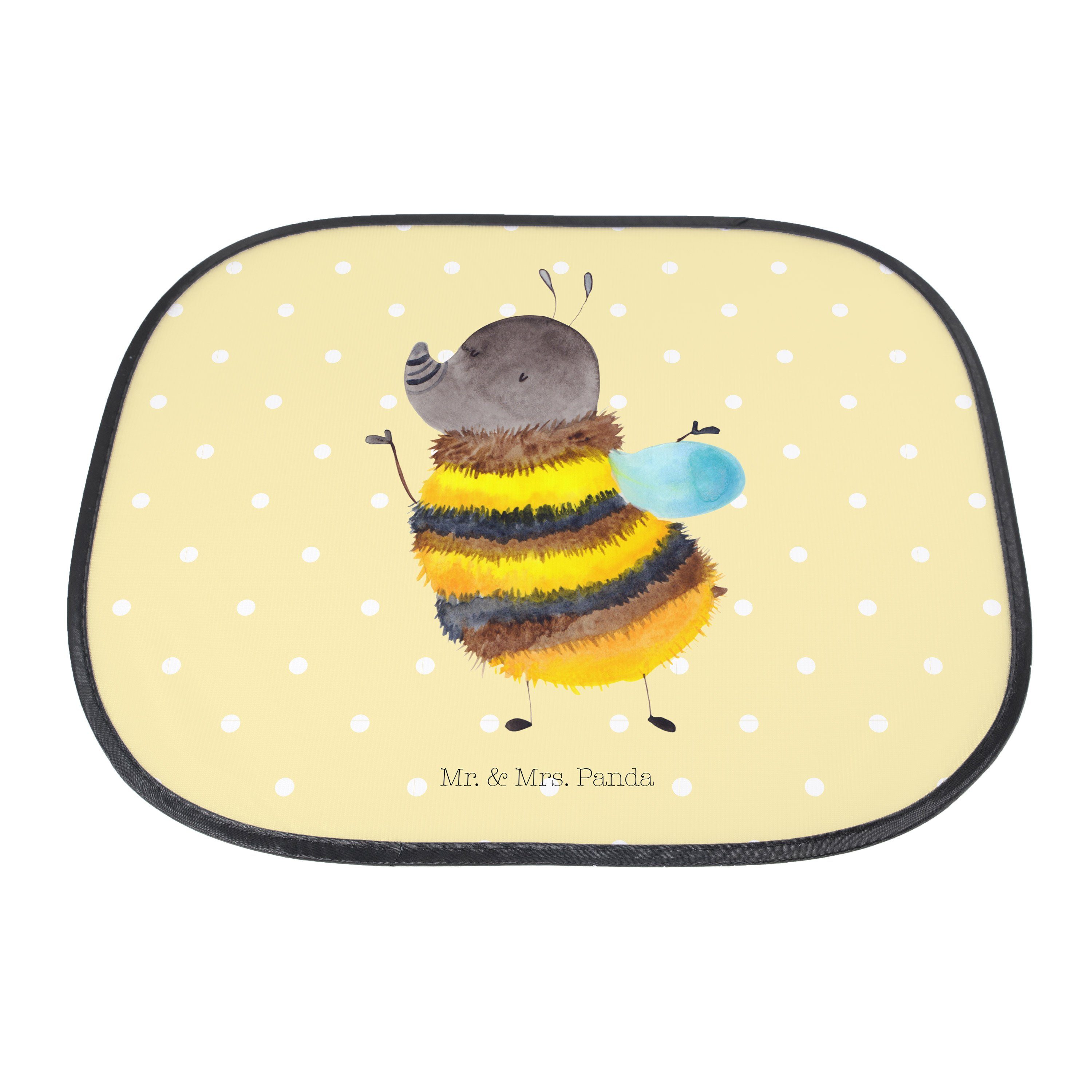 Sonnenschutz Hummel - Geschenk, Gute, Mr. Pastell Biene, Seidenmatt & - Mrs. flauschig Gelb Natur, Panda, Blume