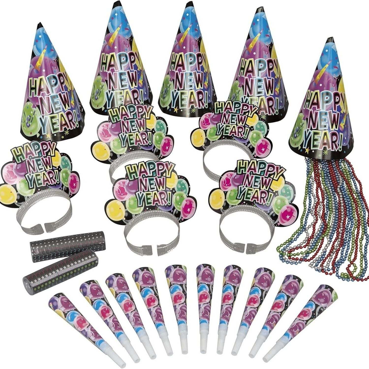 Unique Industries Inc. Hängedekoration Party Set 'Happy New Year!', für 10 Personen - 32