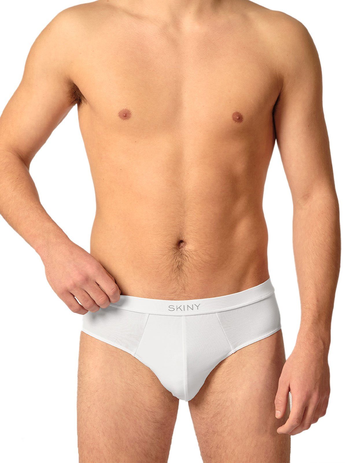 Skiny Slip Herren Brasil Slip Cotton Fresh (Stück, 1-St) -