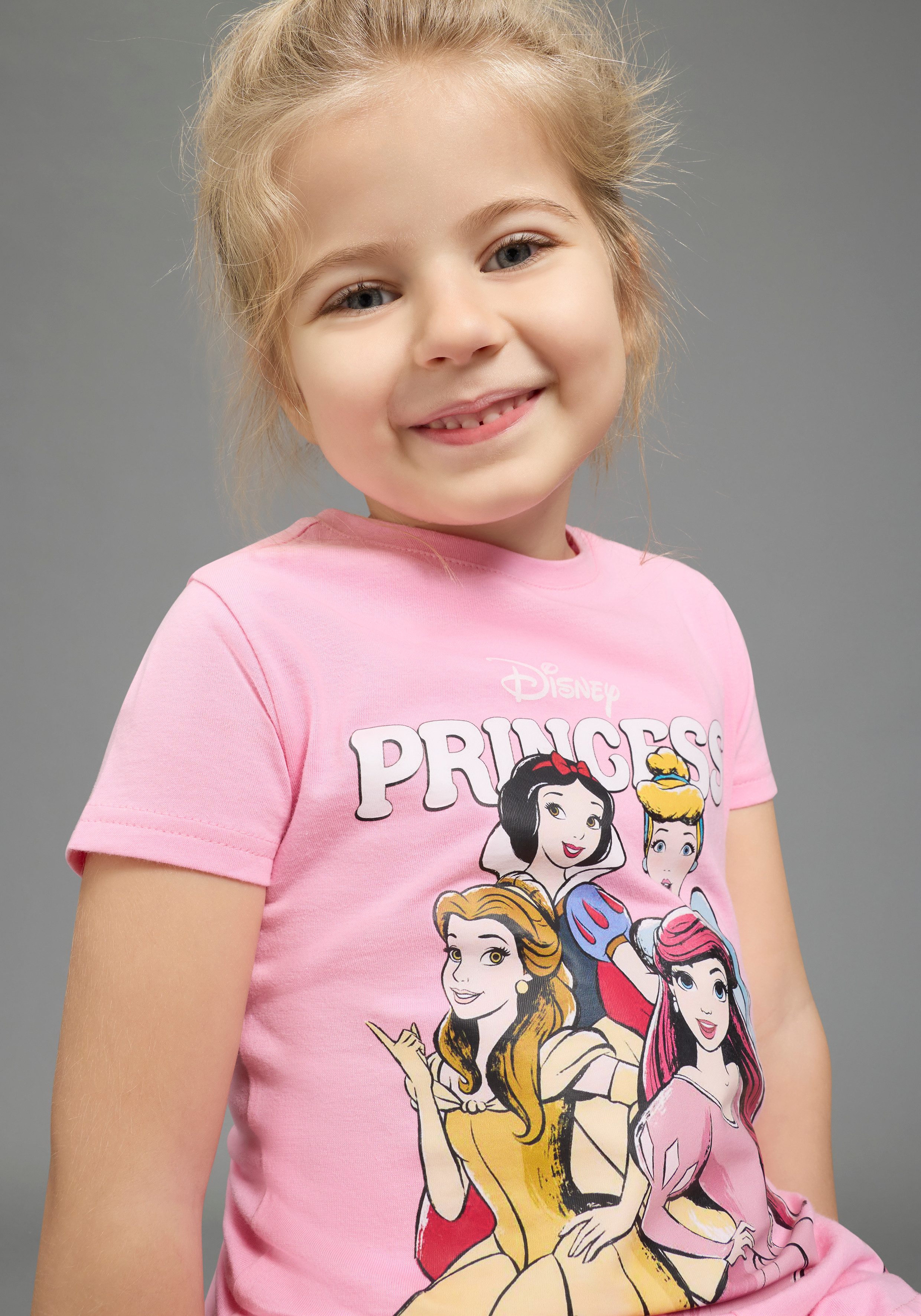 KIDSWORLD Shirt & Shorts Disney PRINCESS 2tlg. Set T-Shirt+Hose: Scheewitttchen, Ariel (Set, 2-tlg) aus Baumwolle, Single Jersey Material. € 34,99, (€ 34,99 pro 1 Stk).