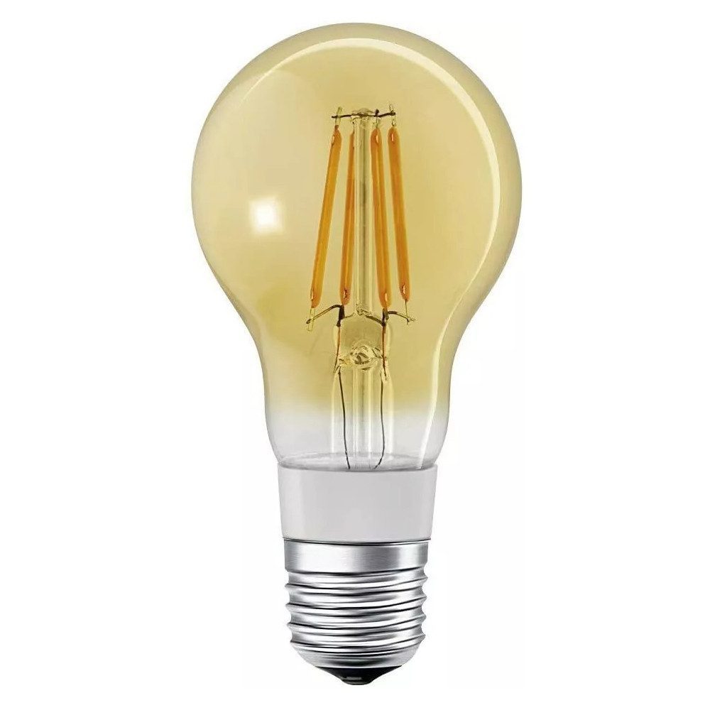 Ledvance LED-Leuchtmittel LED Lampe E27 Smart Bluetooth warmweiß, E27, 1 St., Warmweiß, dimmbar Glühbirne filament gold