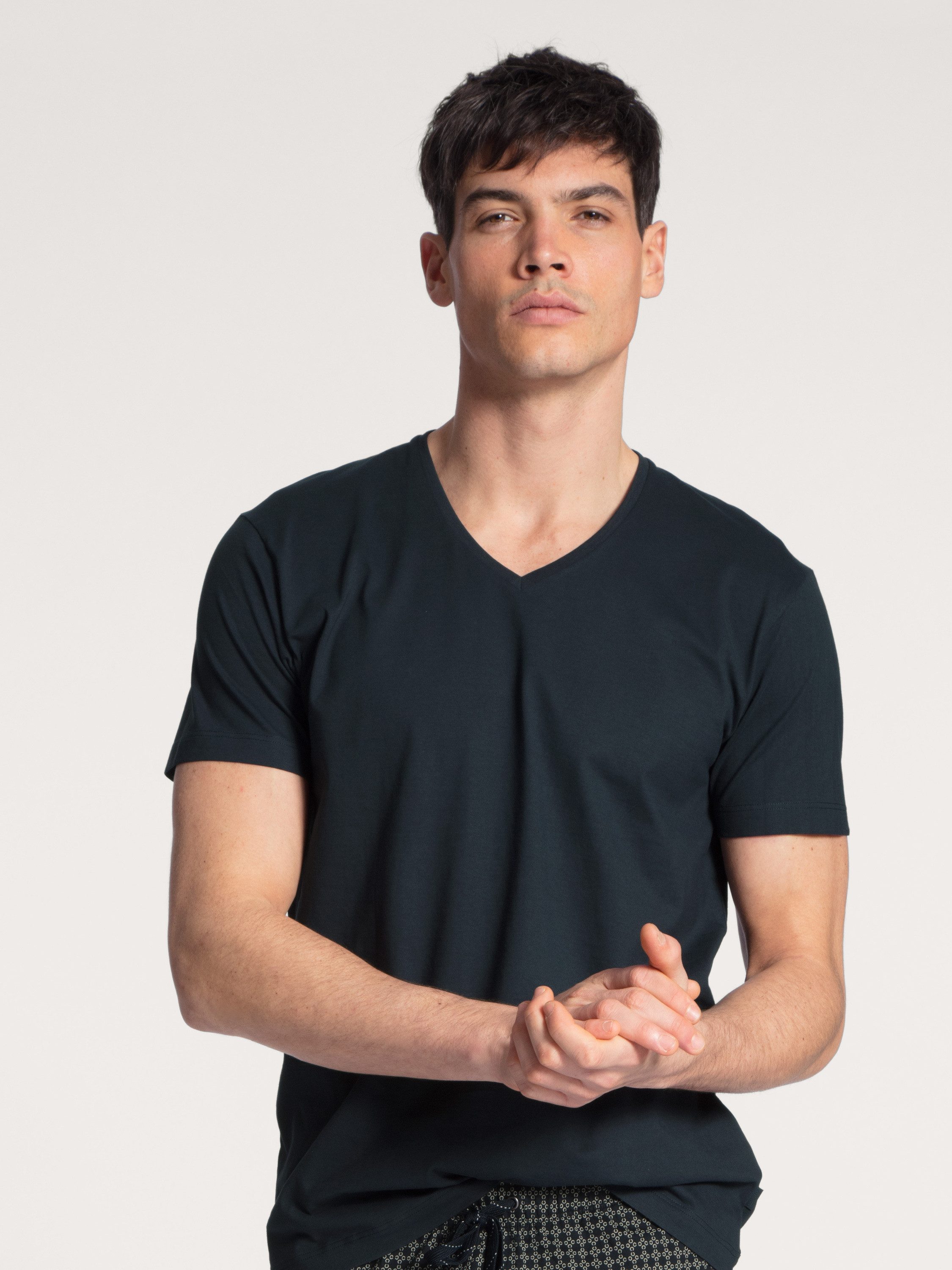 CALIDA Kurzarmshirt Remix Basic Sleep Herren günstig online kaufen