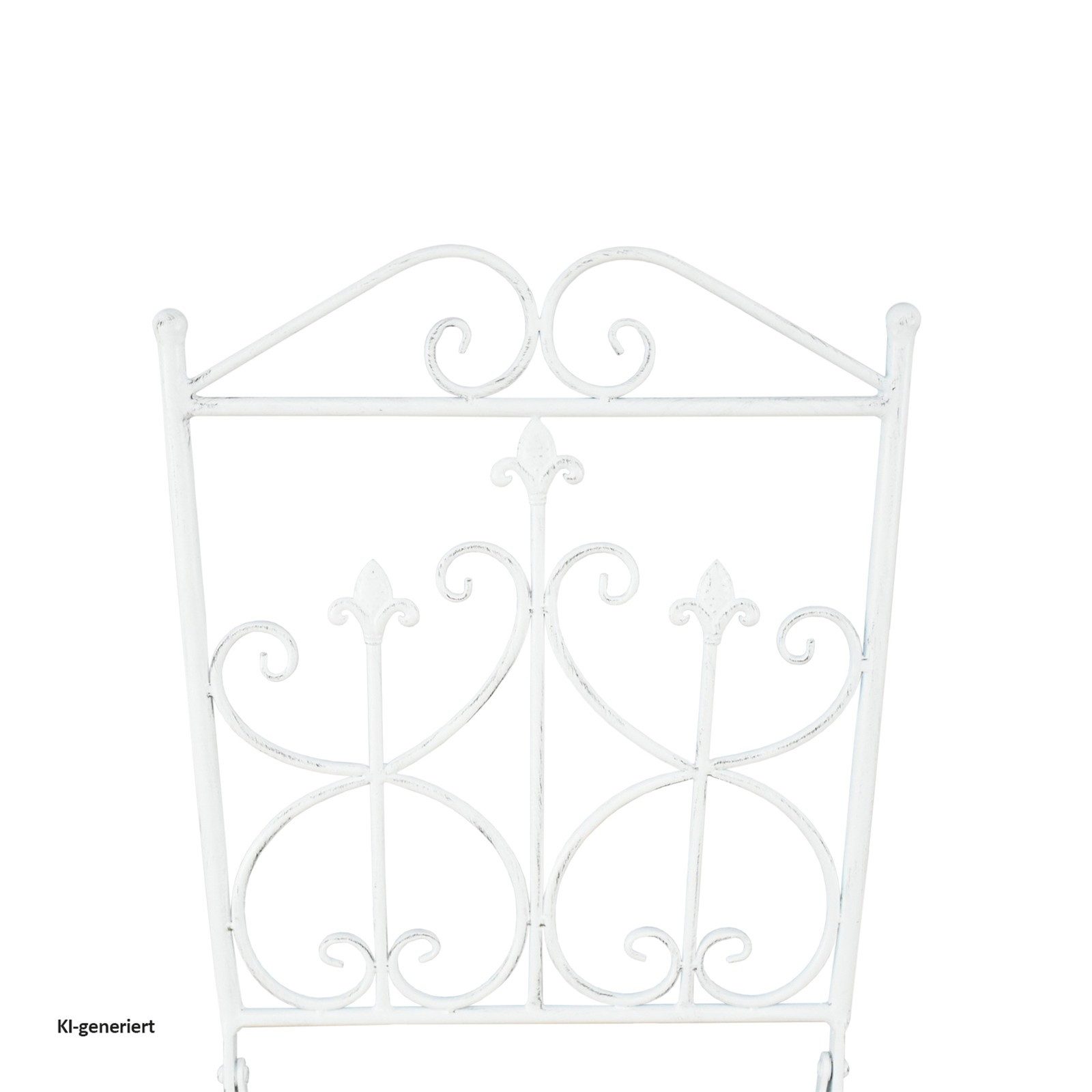 HTI-Living Gartenstuhl Gartenstühle 2er Set Romantic Garden (Set, 2 St), Metallstuhl Klappstuhl – Bild 3 von 4