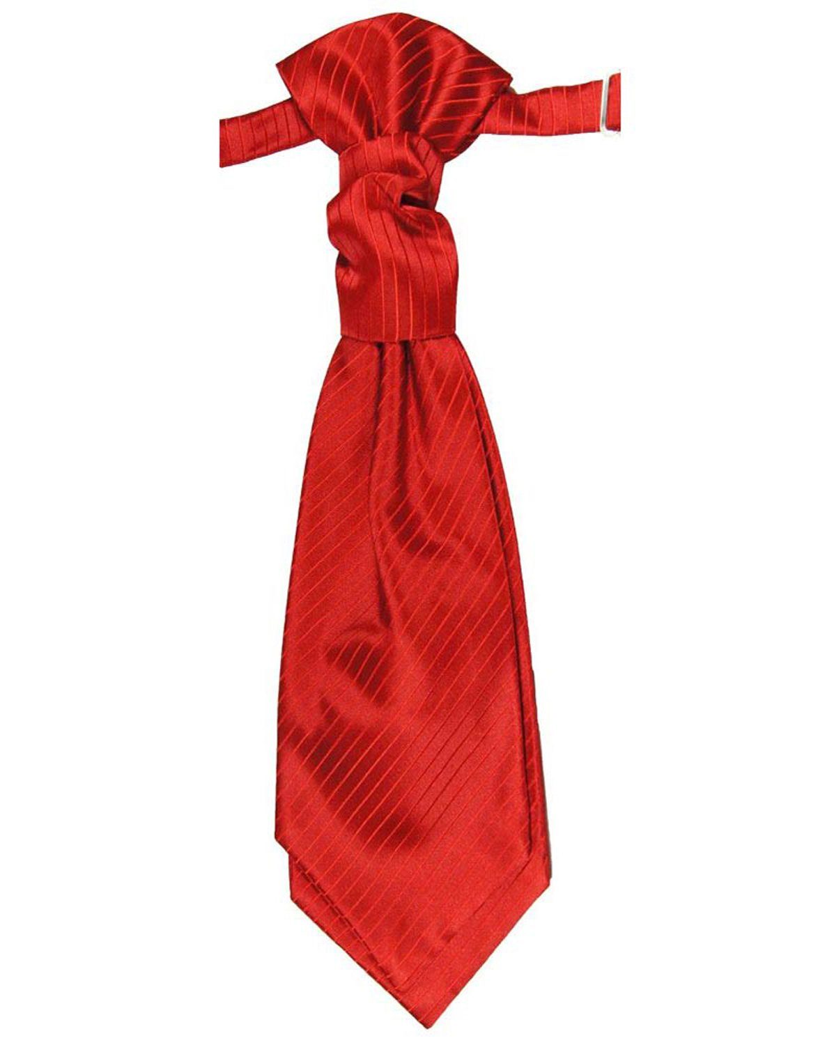 Paul Malone Anzugweste Herren Hochzeitsweste mit Plastron Set 2tlg schwarz - Bräutigam (Set, 2-tlg., mit Weste und Plastron) rot V24, Gr. 52 (M) – Bild 4 von 5