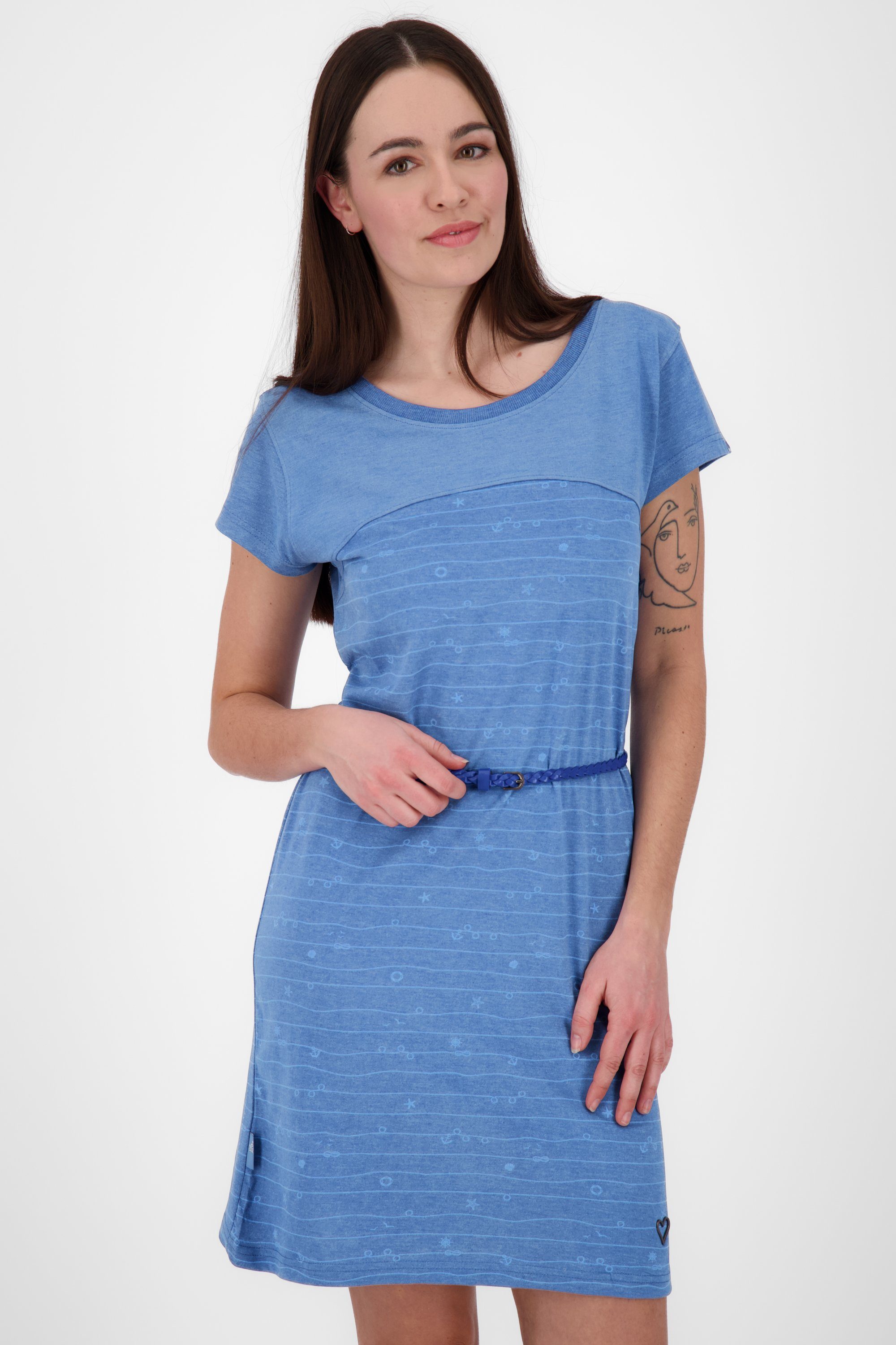 Alife Damen Sommerkleid, Blusenkleid cobalt Dress & Kickin Kleid ClariceAK