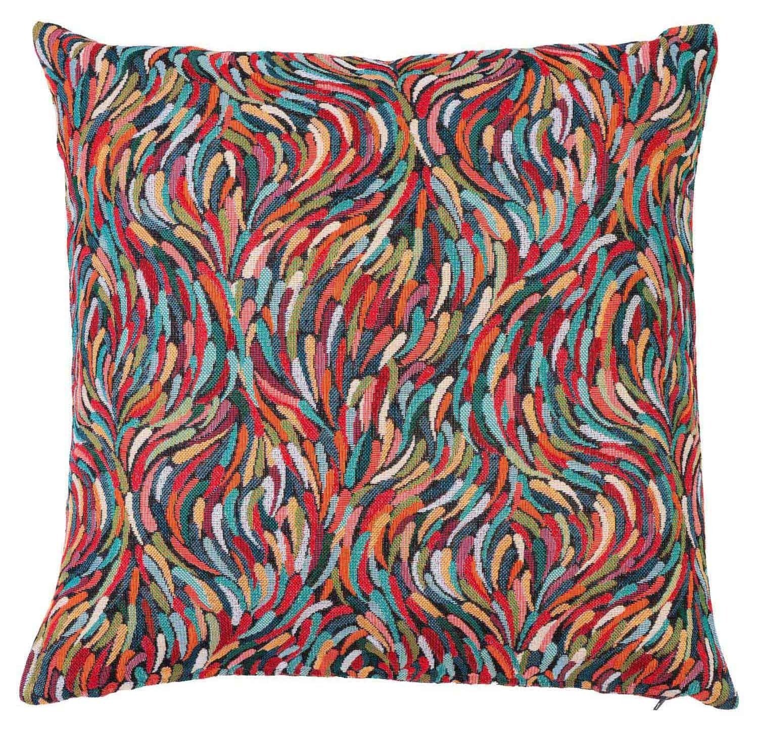 Kissenhülle TALKO, 48 x 48 cm, Mehrfarbig, Kunstfaser