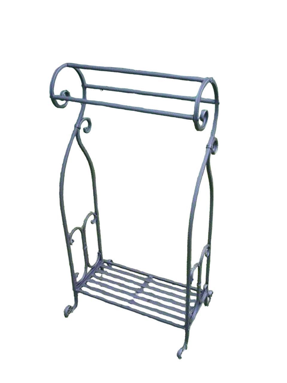 Deko-Impression Полотенцесушители Verzierter Standhandtuchhalter Handtuchstange Eisen massiv Landhaus