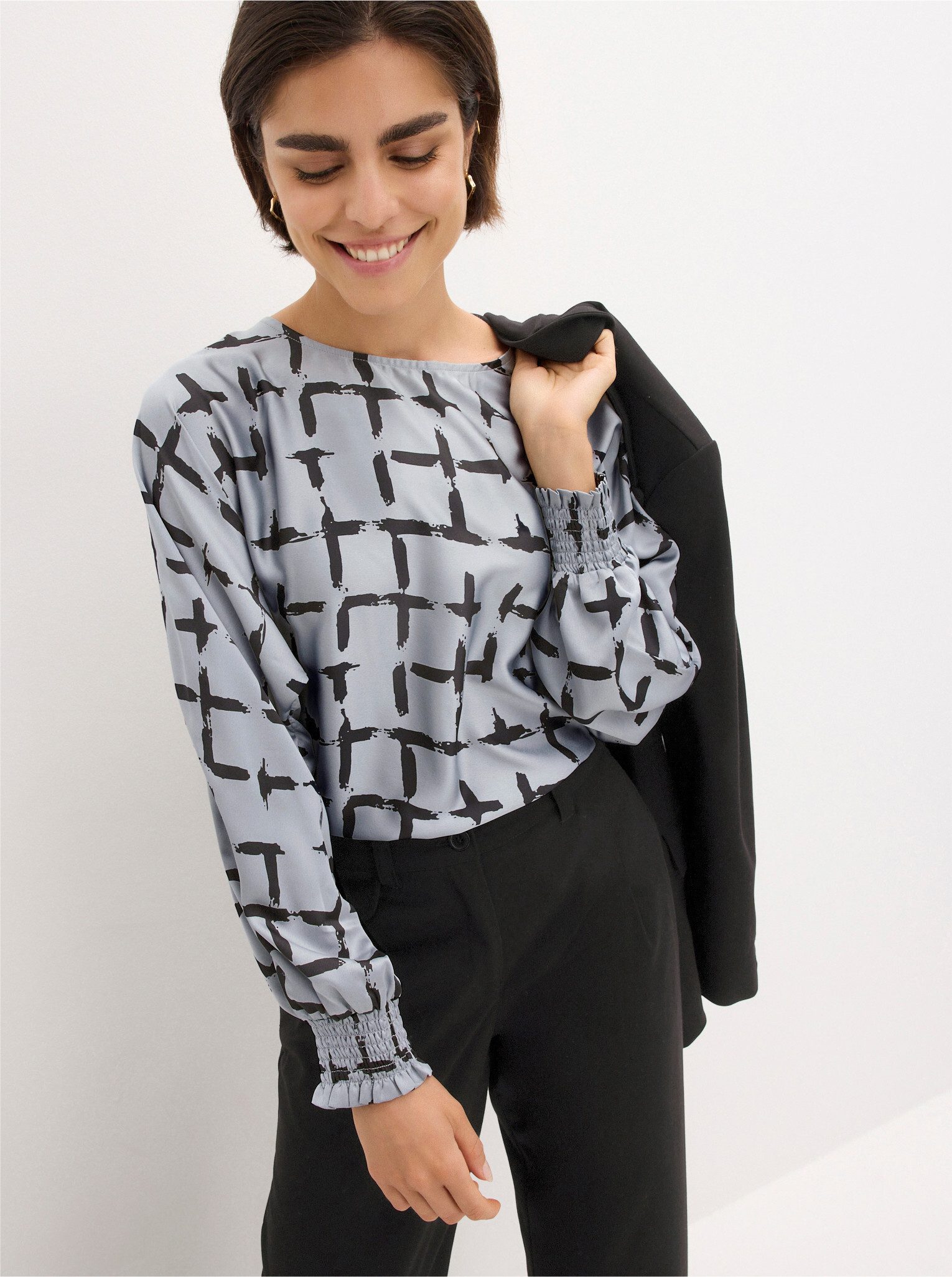 Witt Klassische Bluse Bluse Langarm